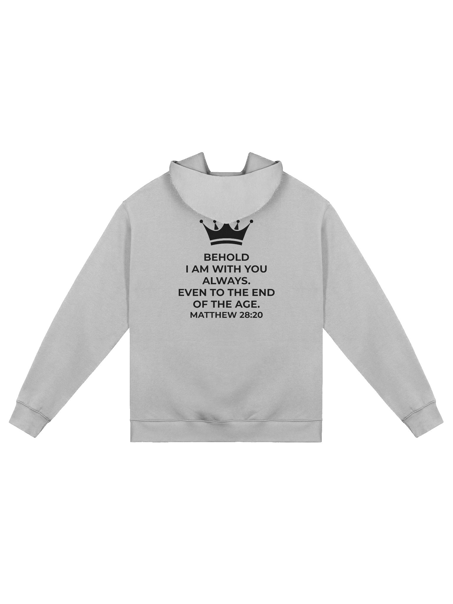 Matthew 28:20 Eclipse Oversized Hoodie [Dark] product image (3)
