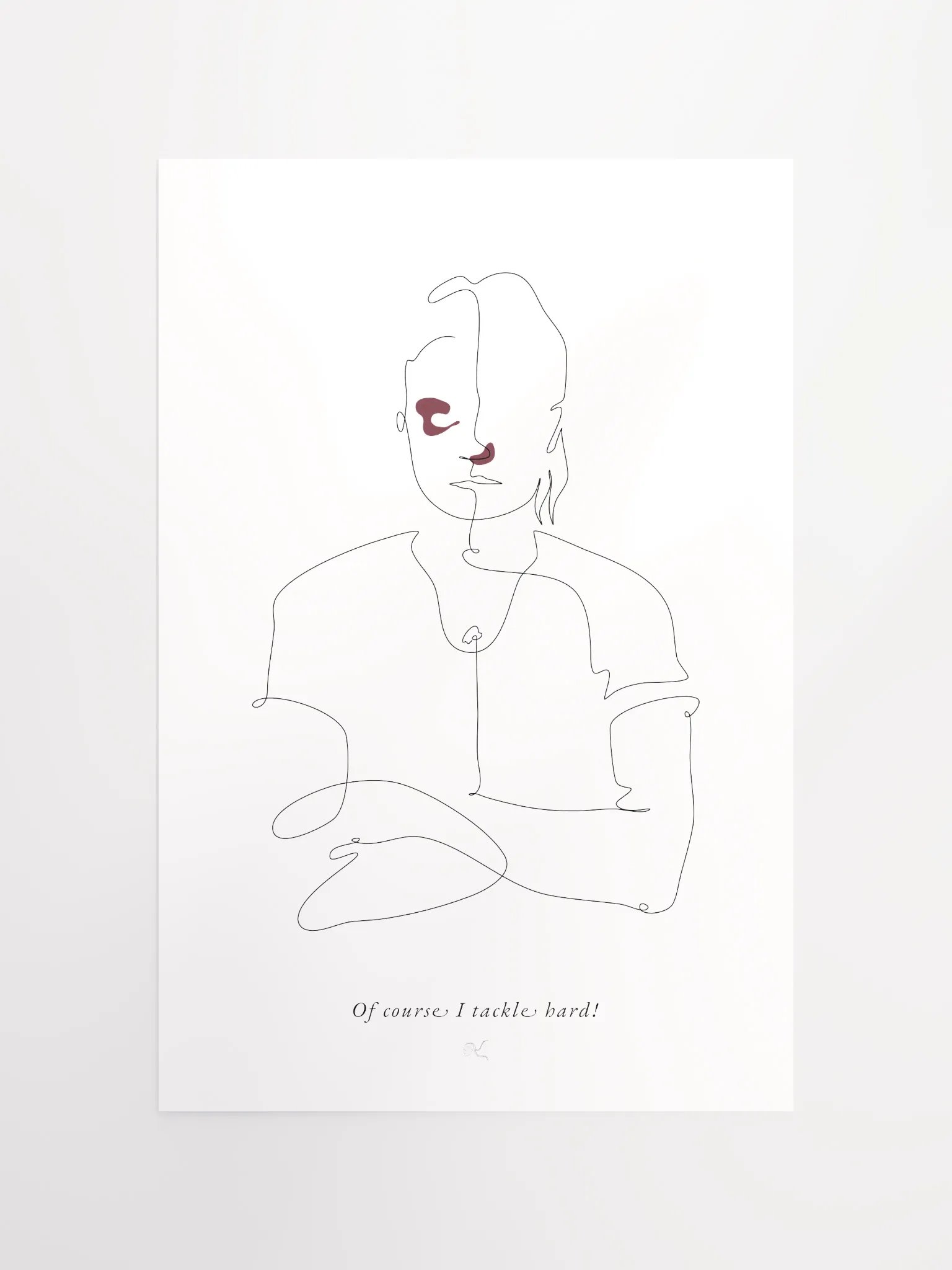 TACKLE HARD <3 Poster product image (10)