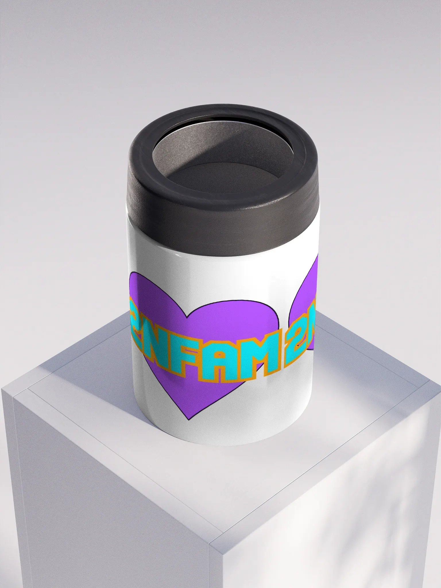 2NFAM Heart Stainless Steel Koozie product image (3)