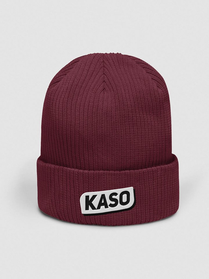 KASO Classic Atlantis Organic Ribbed Beanie product image (1)