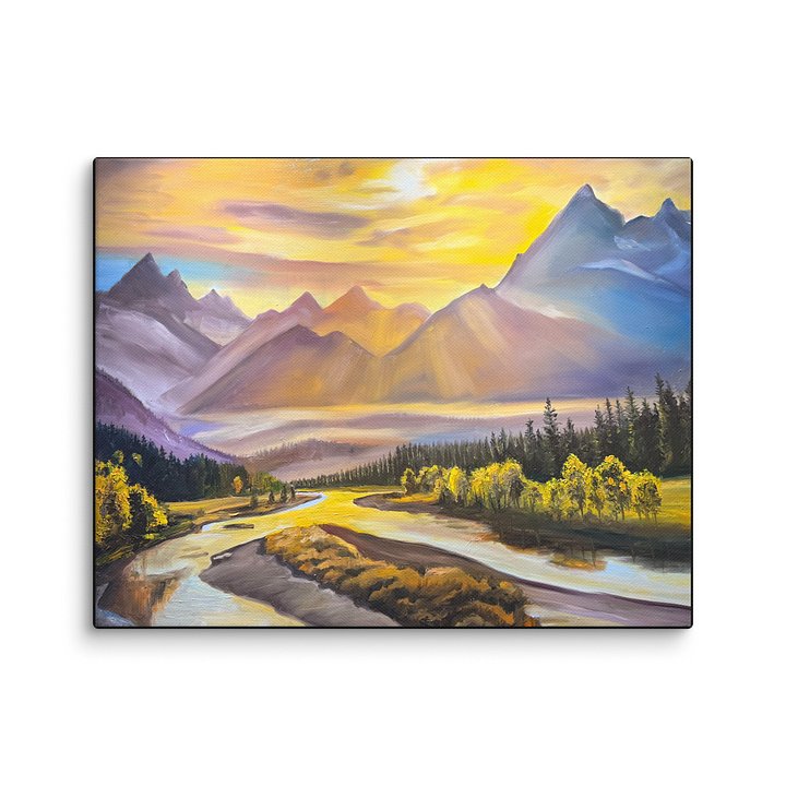 Snake River and Tetons - Giclee Canvas product image (2)