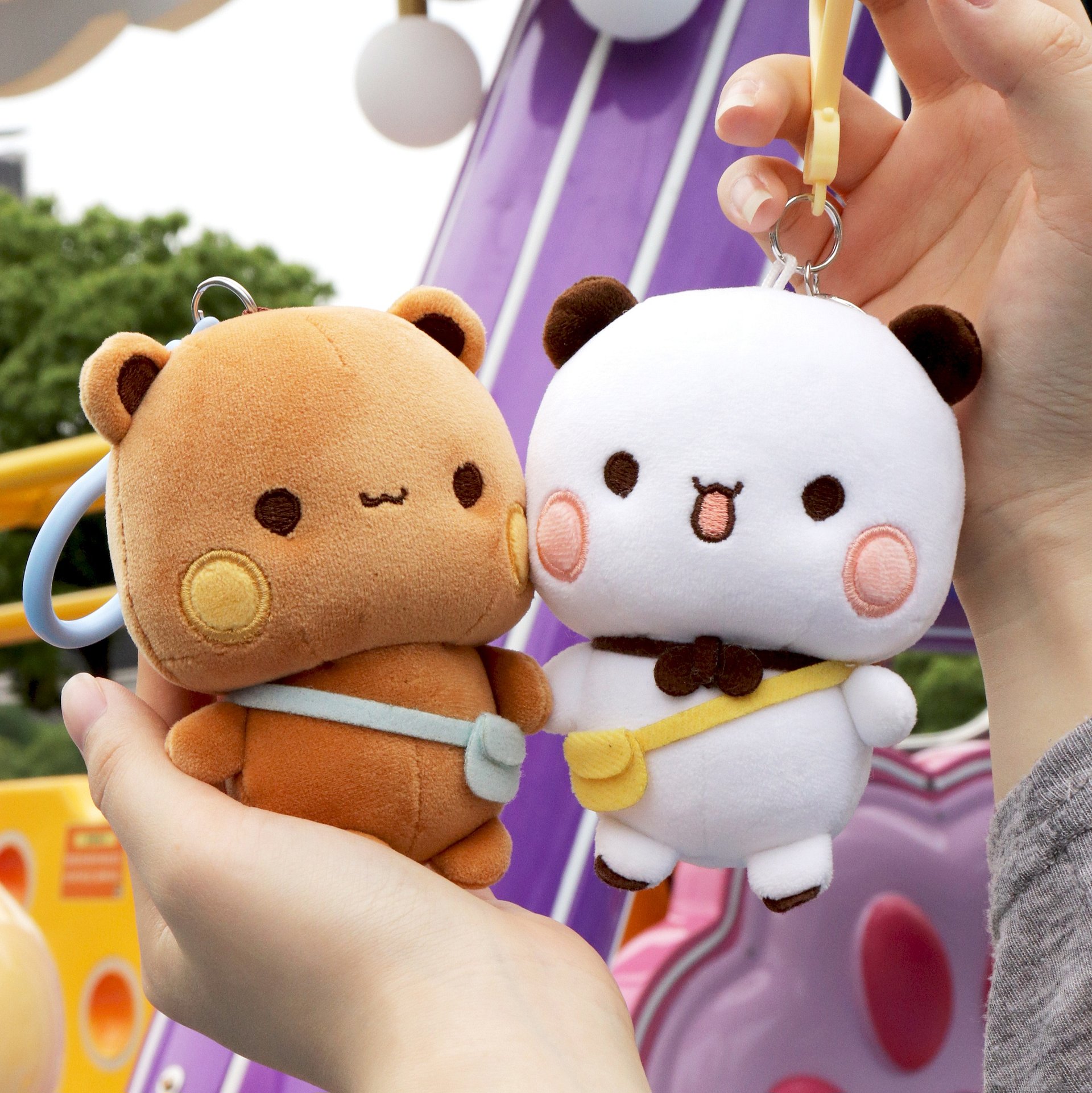 Cute Bubu Dudu plushies keychains (10cm) product image (1)