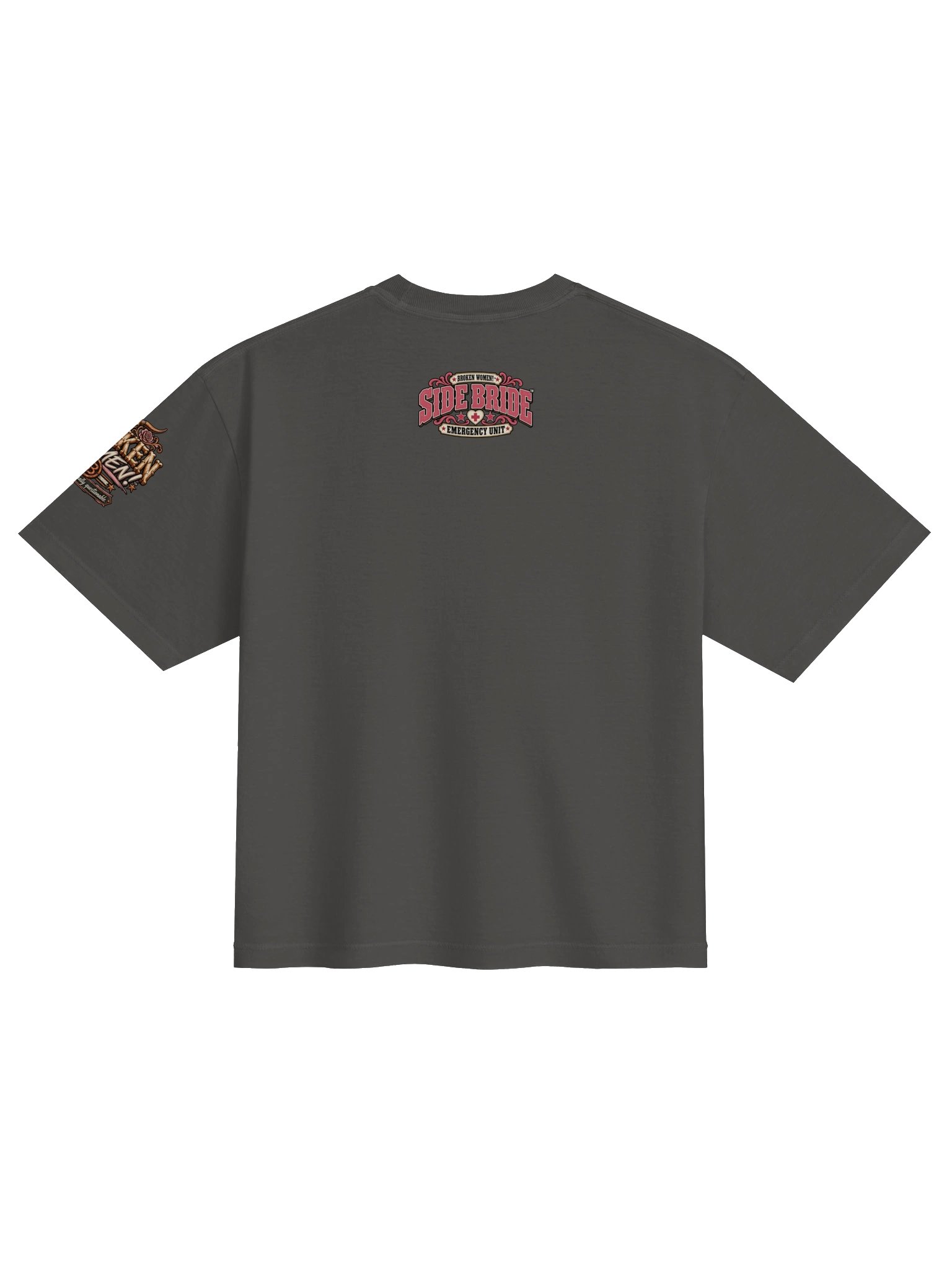 Bachelorette Party Crop Top — Side Bride™ In Case of Wedding Emergency | Broken Women!™ product image (3)