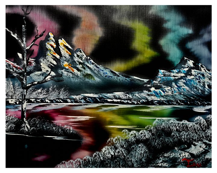 The Auroras Pallet - Matte Poster Print product image (1)