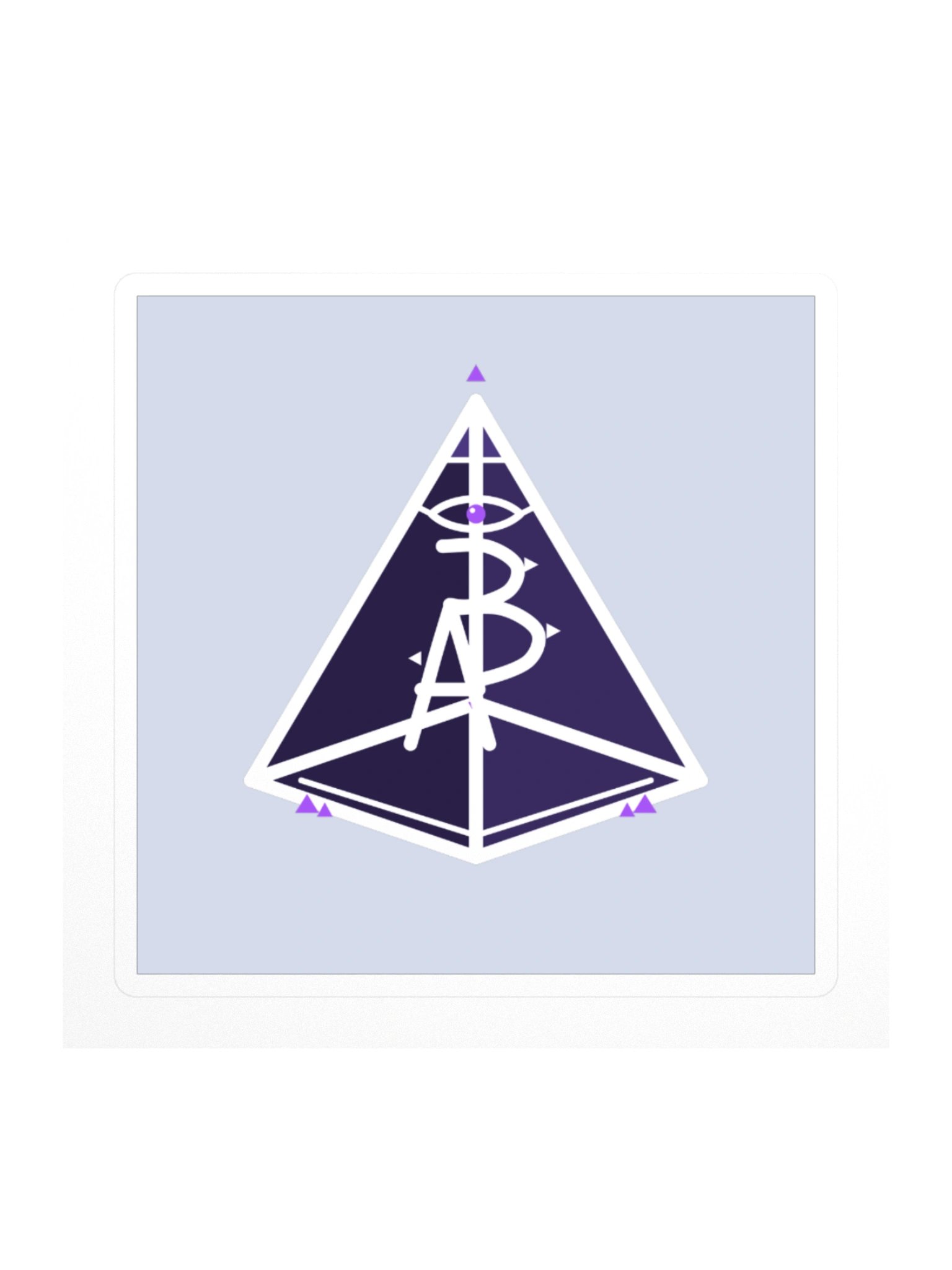 AP-3 Pyramid — Block Sticker product image (1)