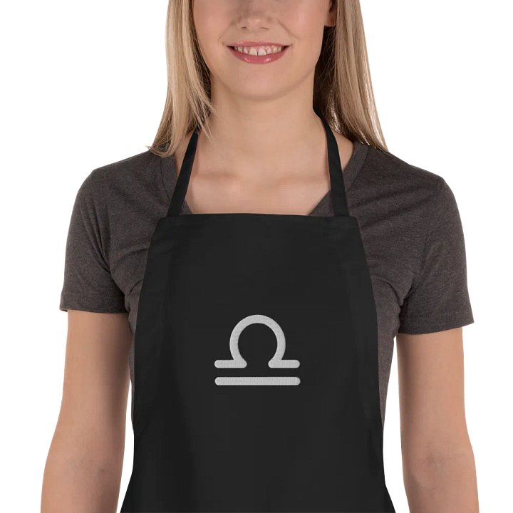 Libra Sigil Embroidered Apron product image (1)