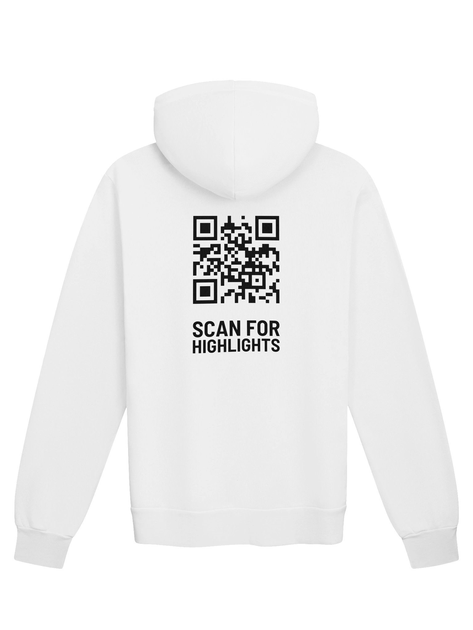 White Videographer Hoodie product image (2)