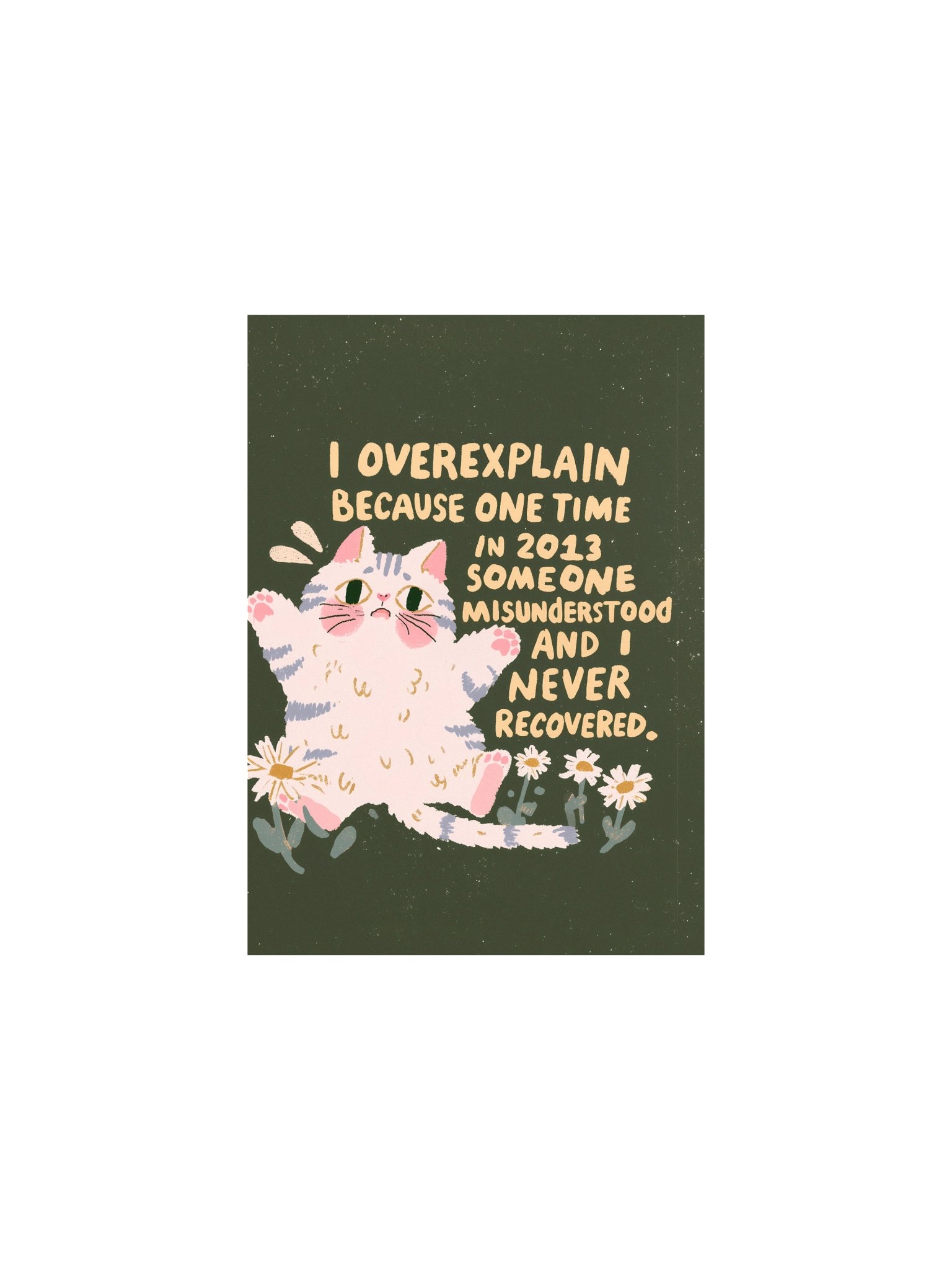 I Overexplain Cat Poster product image (7)