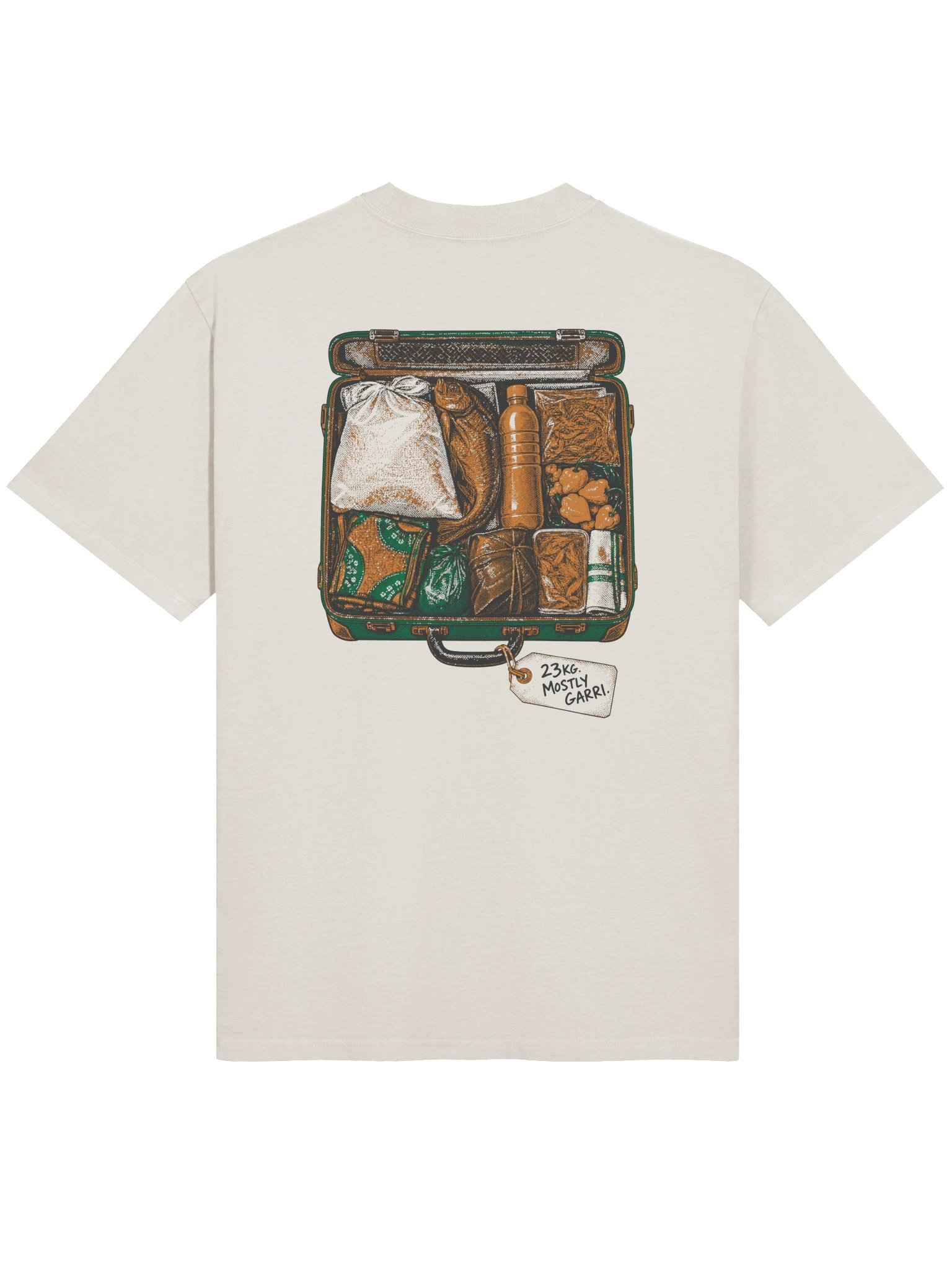 23KG. Mostly Garri. (Oversized faded tee) product image (3)