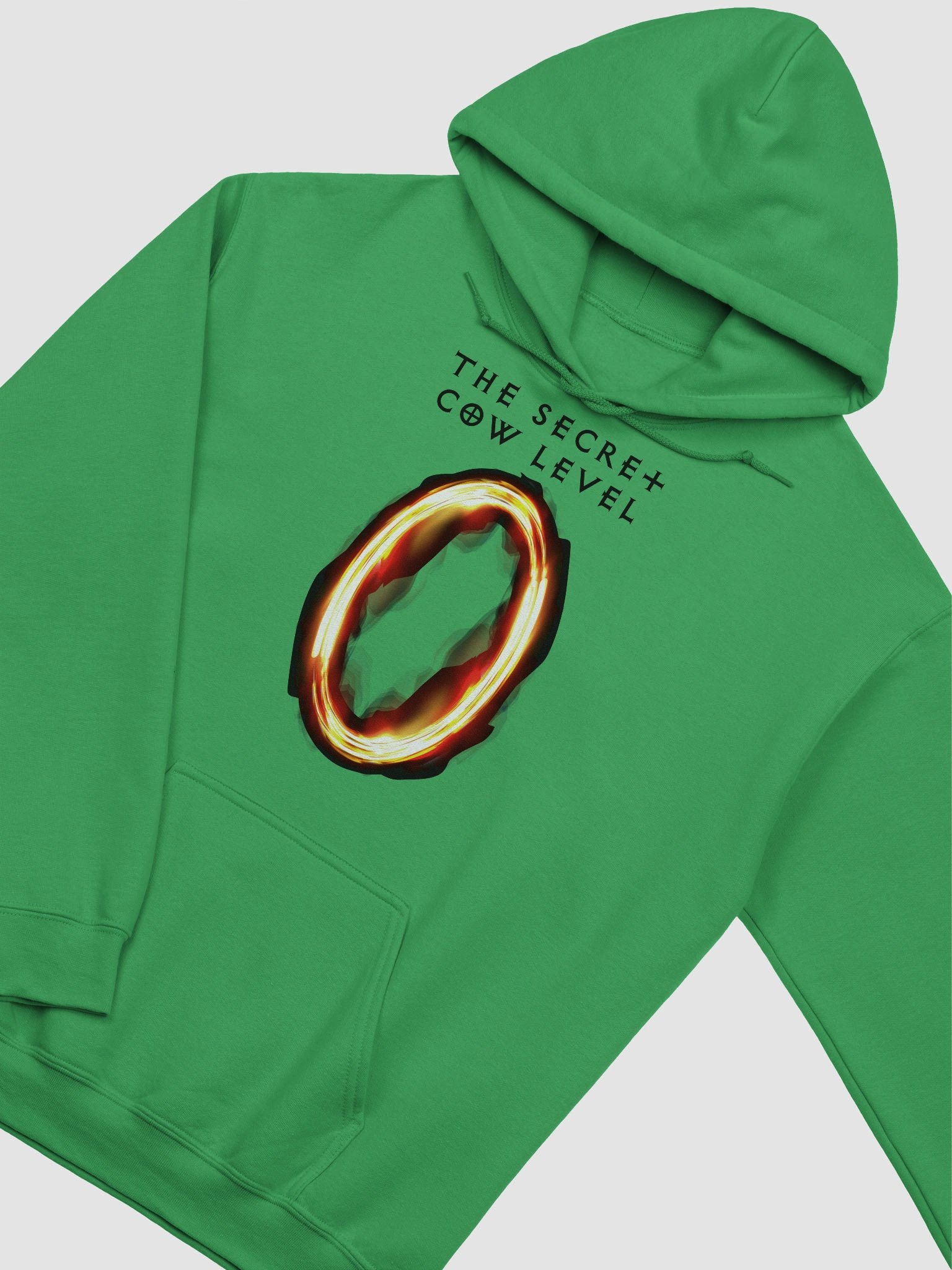 The Secret Cow Level Portal (Green Screen Hoodie) product image (3)