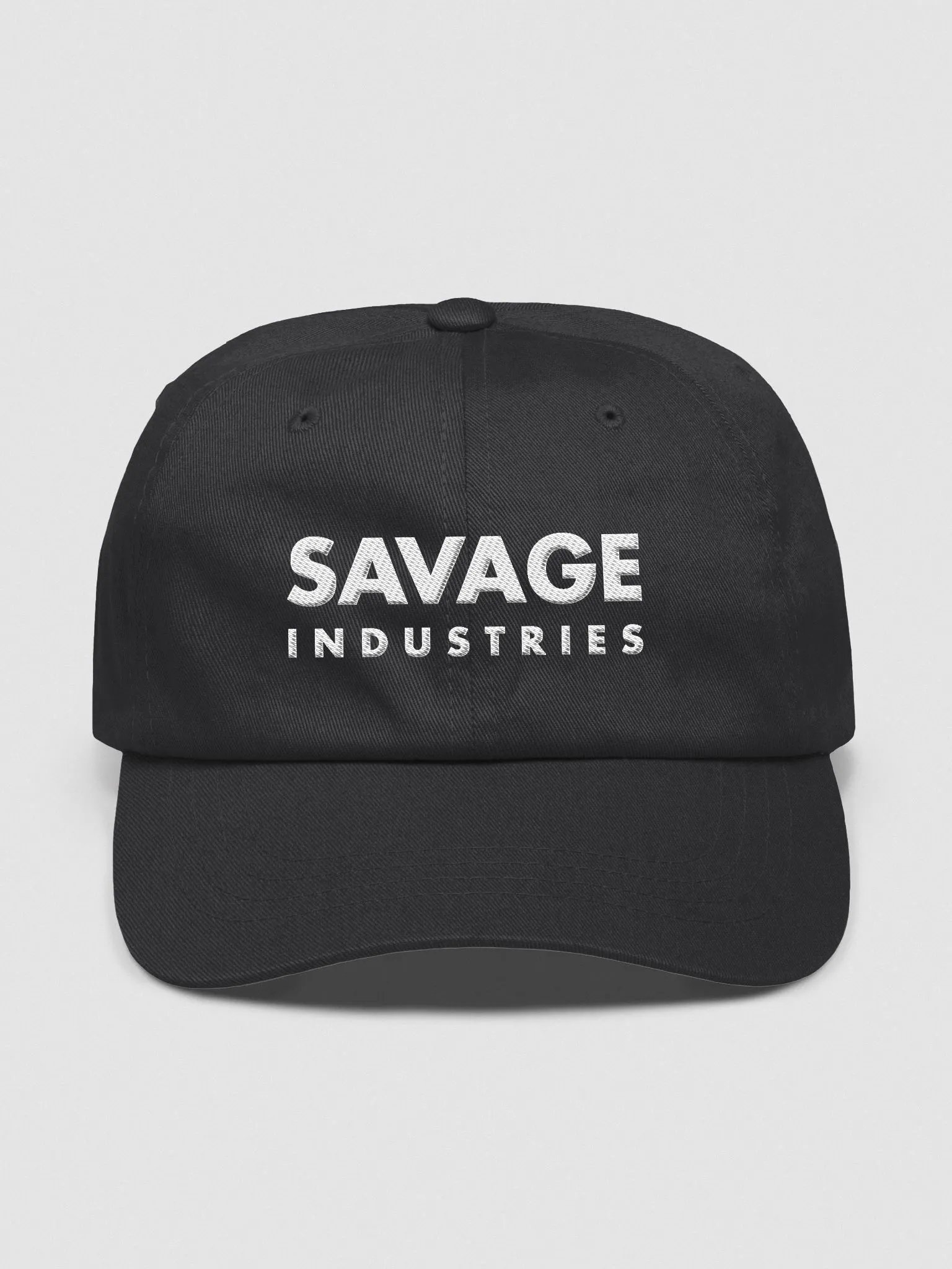 Savage Industries - White logo (Dad hat) product image (1)