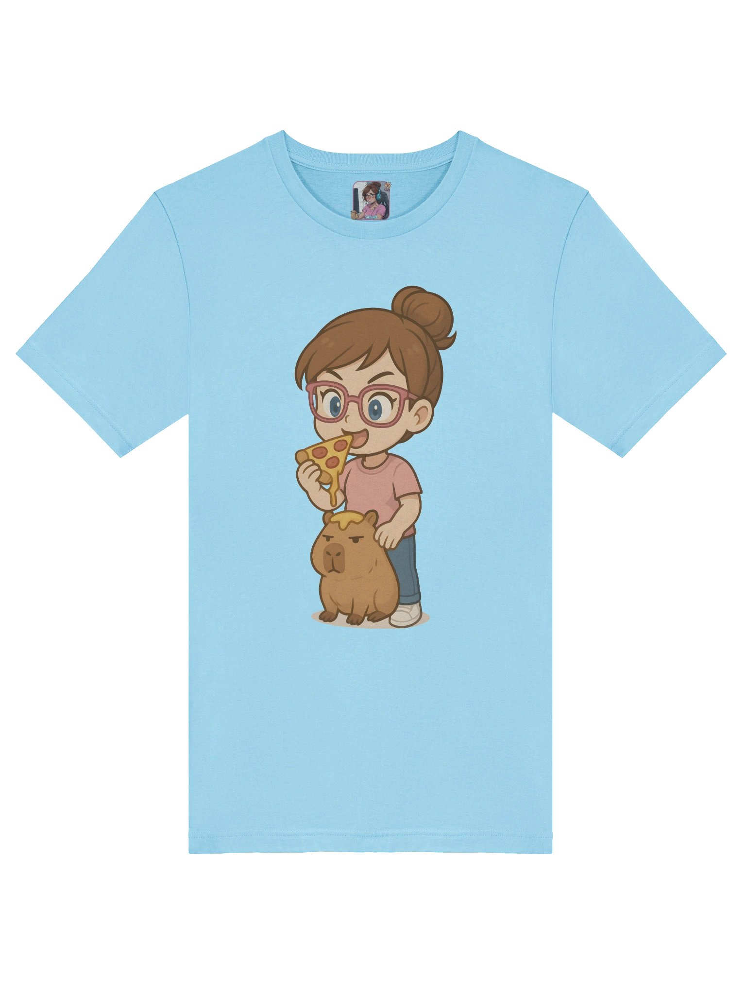 Capy Pizza T-Shirt product image (5)