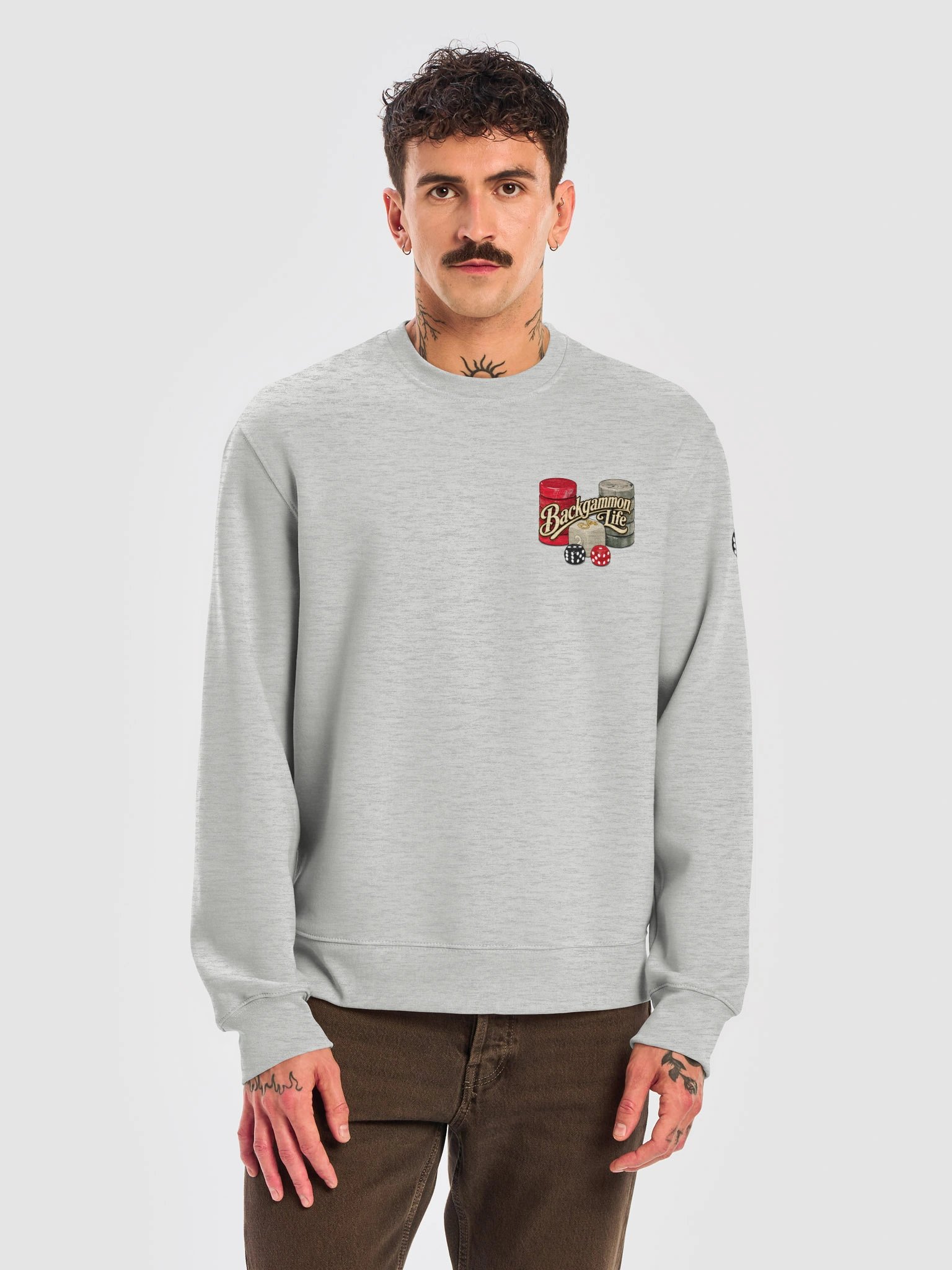 Backgammon Life Dice & Checkers Sweatshirt product image (5)