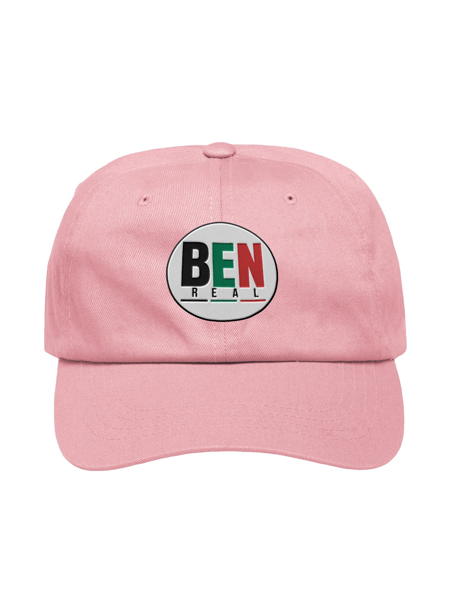 Pink BEN Circle Logo Dad Hat product image (1)