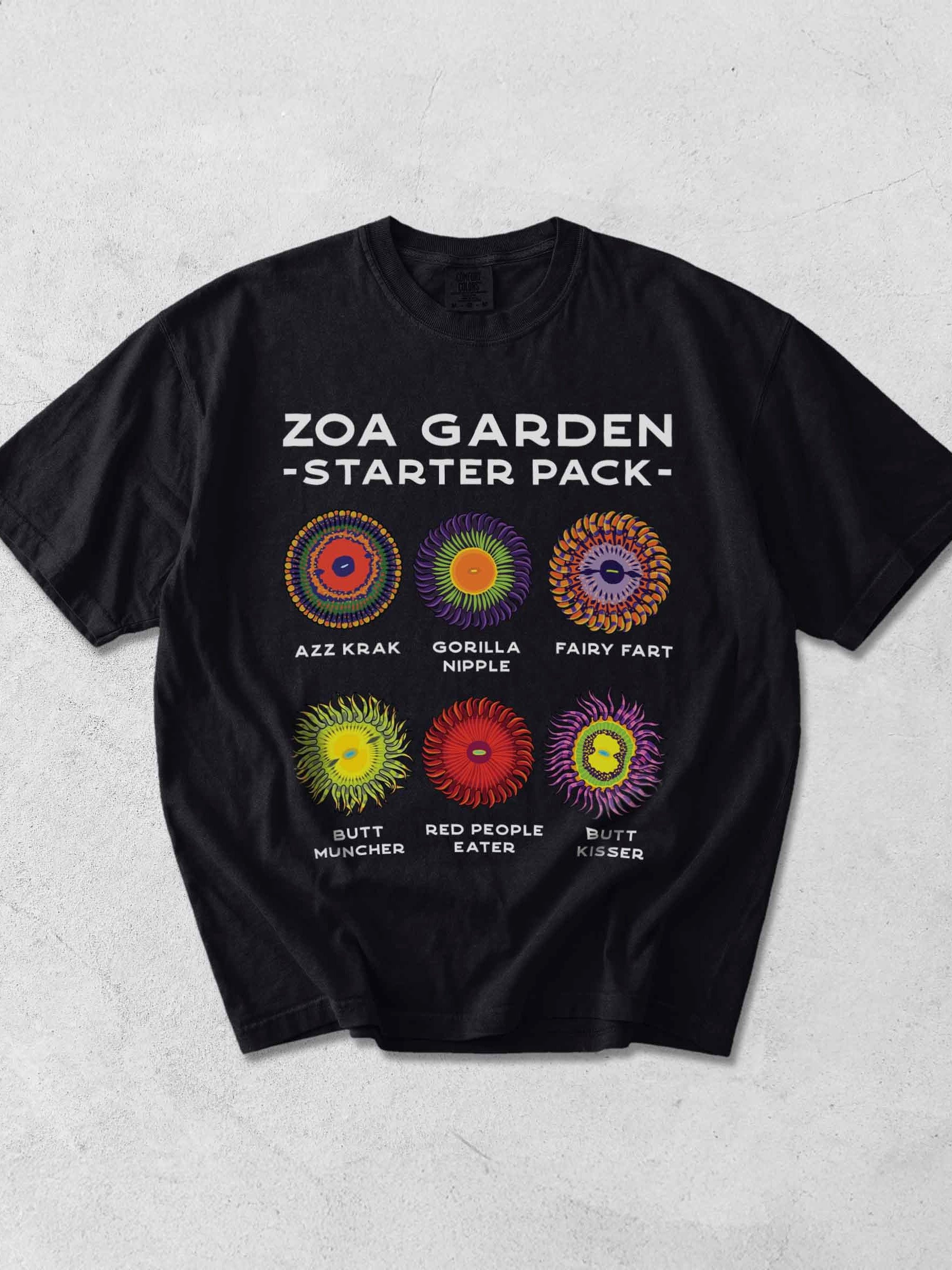 Zoanthid Garden Starter Pack T-Shirt for Reef Aquarium Lovers product image (1)