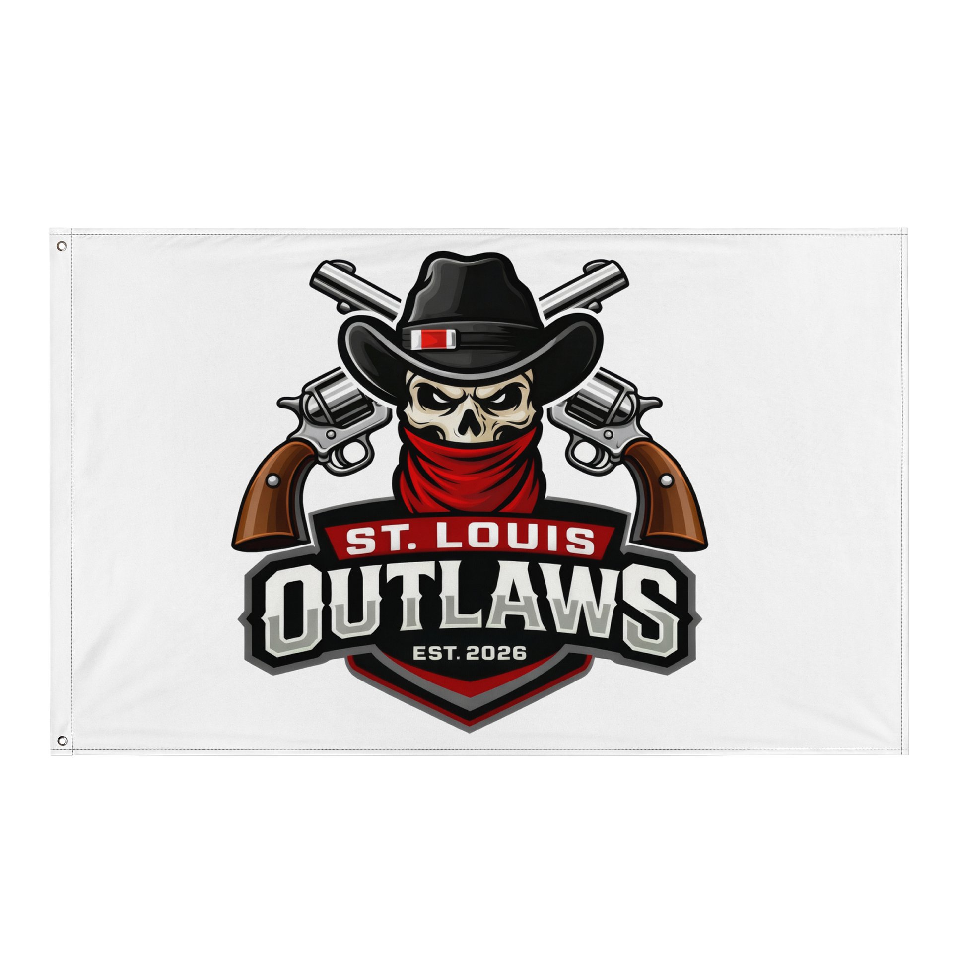 STL Outlaw Flag 34.5" x 56" product image (2)