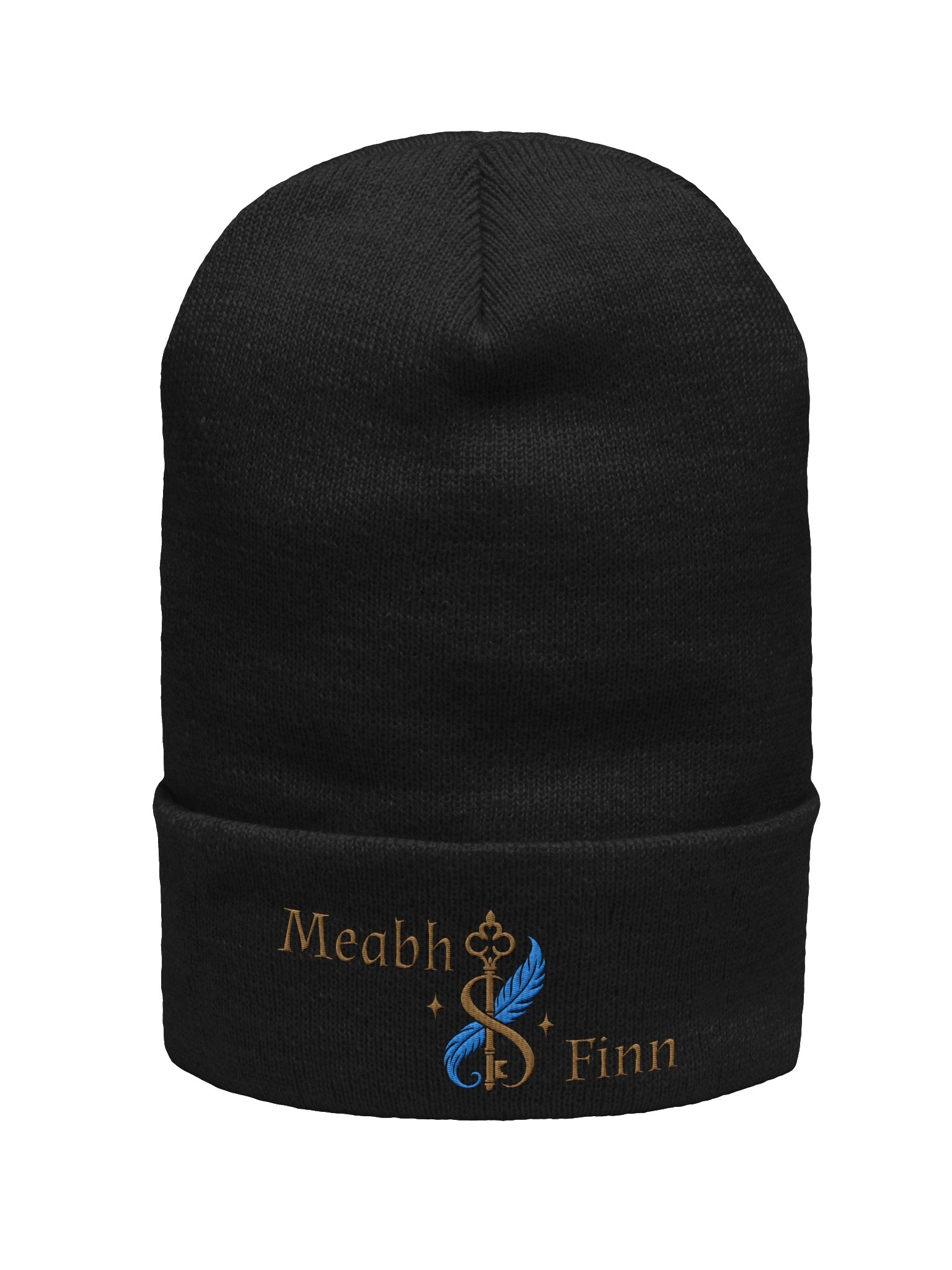Keys & Feathers | Meabh & Finn Embroidered Beanie product image (1)
