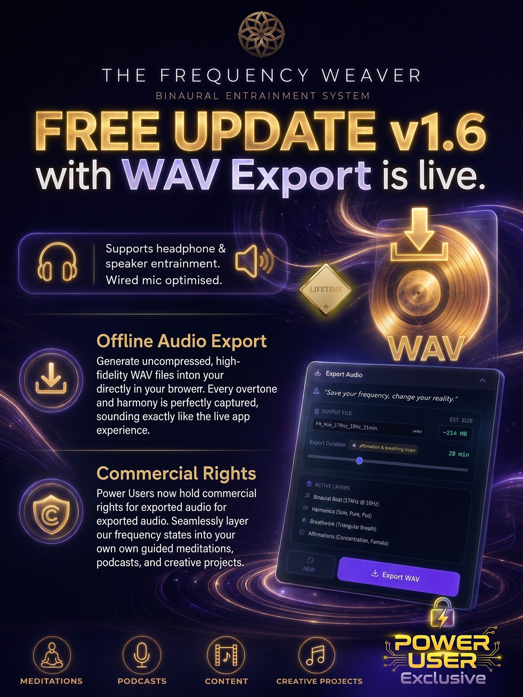 The Frequency Weaver: Lifetime Power User License product image (2)