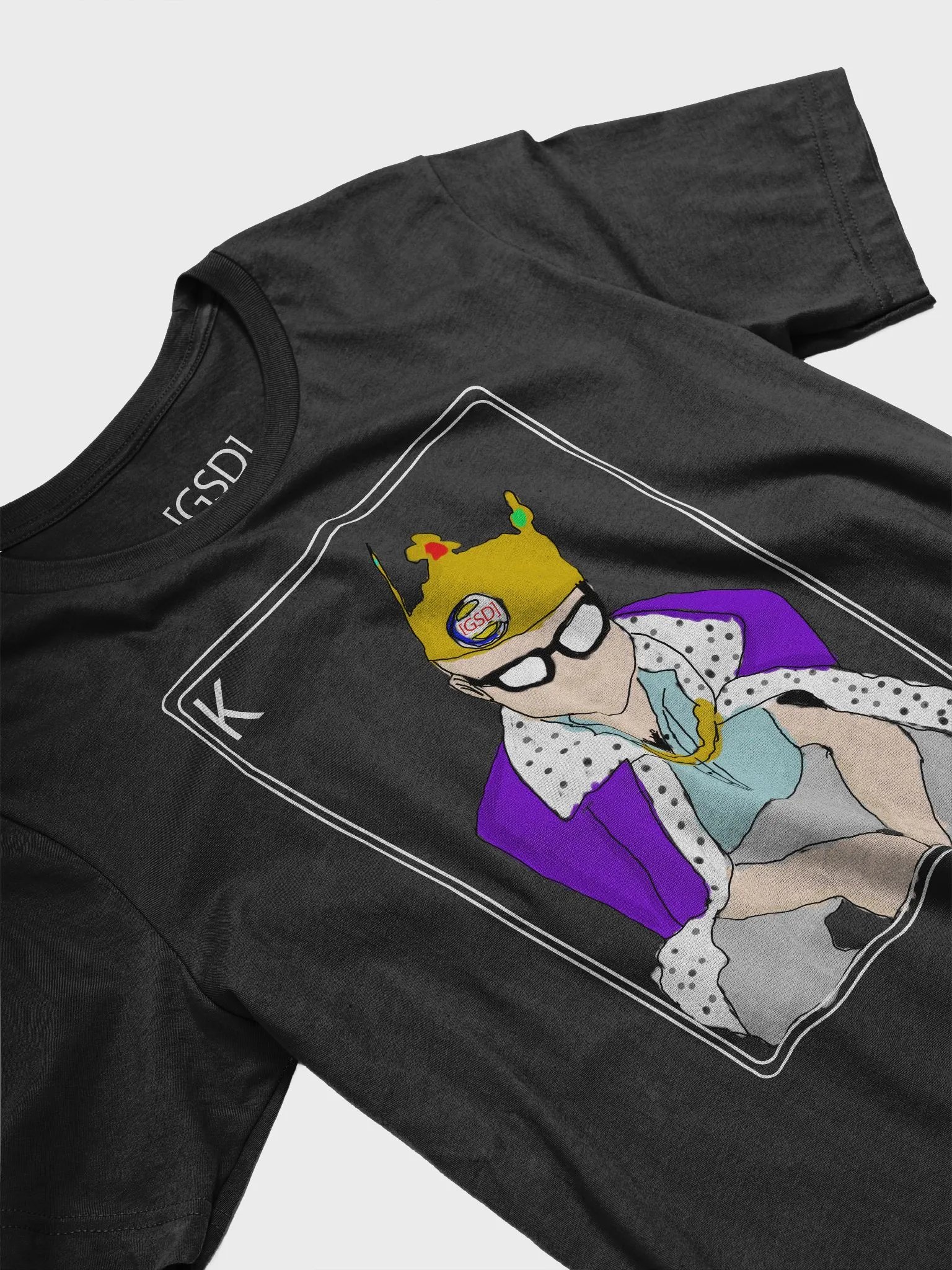 [BIG KING] t-shirt on black product image (3)