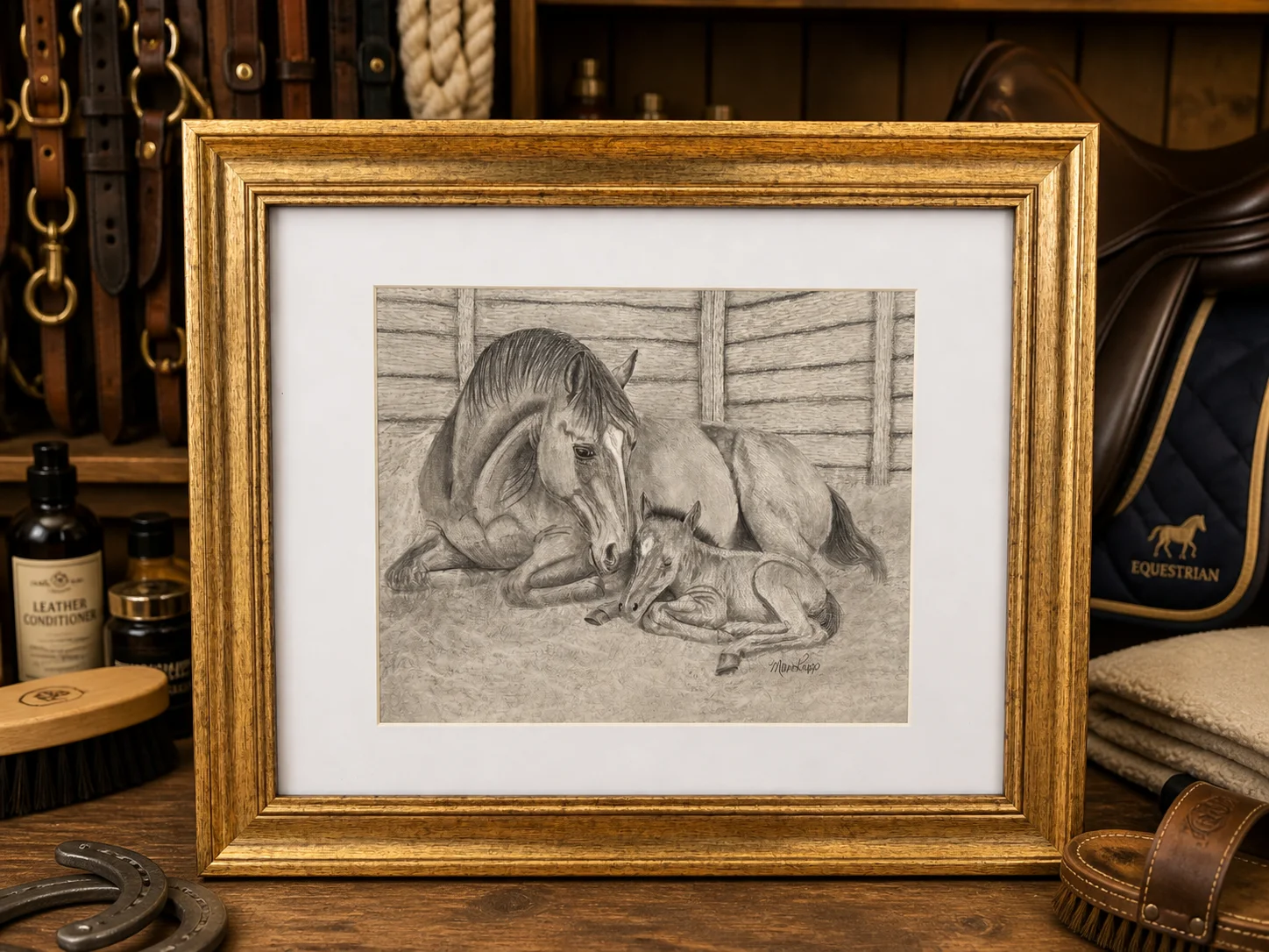 Newborn - Original Graphite Drawing product image (1)