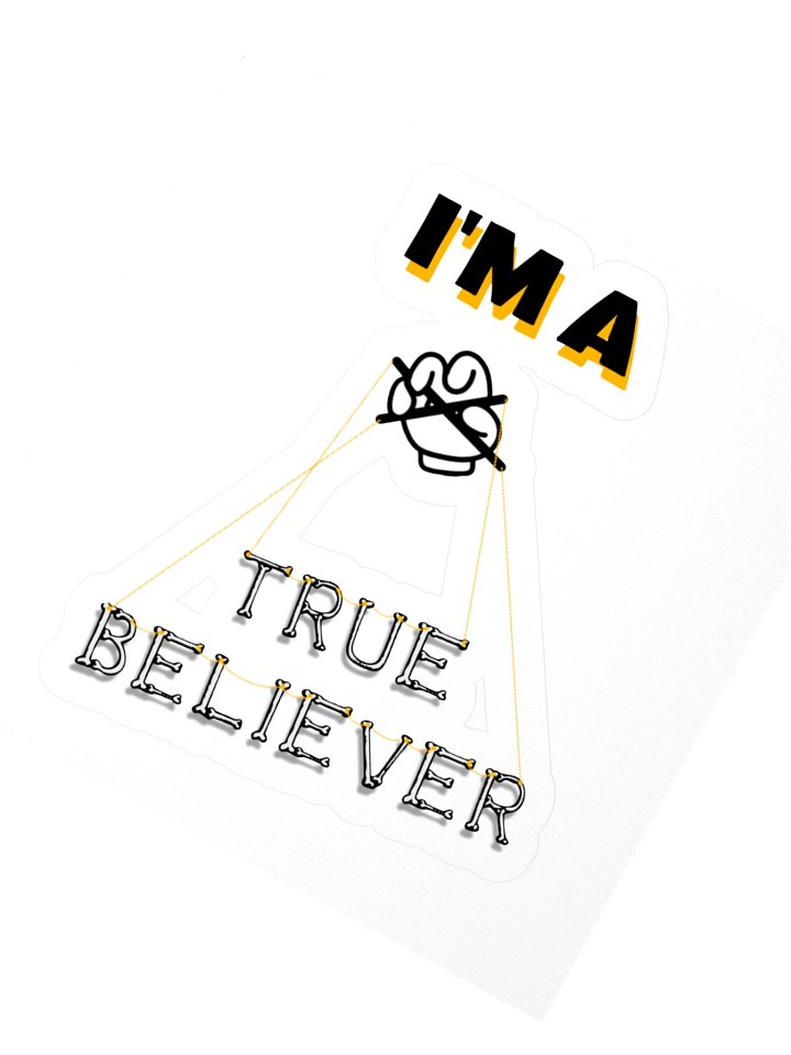 True Believer Sticker product image (4)