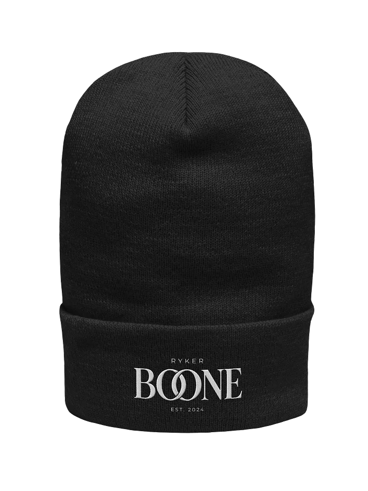 Ryker Boone "September Turns Gold" Yupoong Cuffed Beanie (White Logo) product image (1)