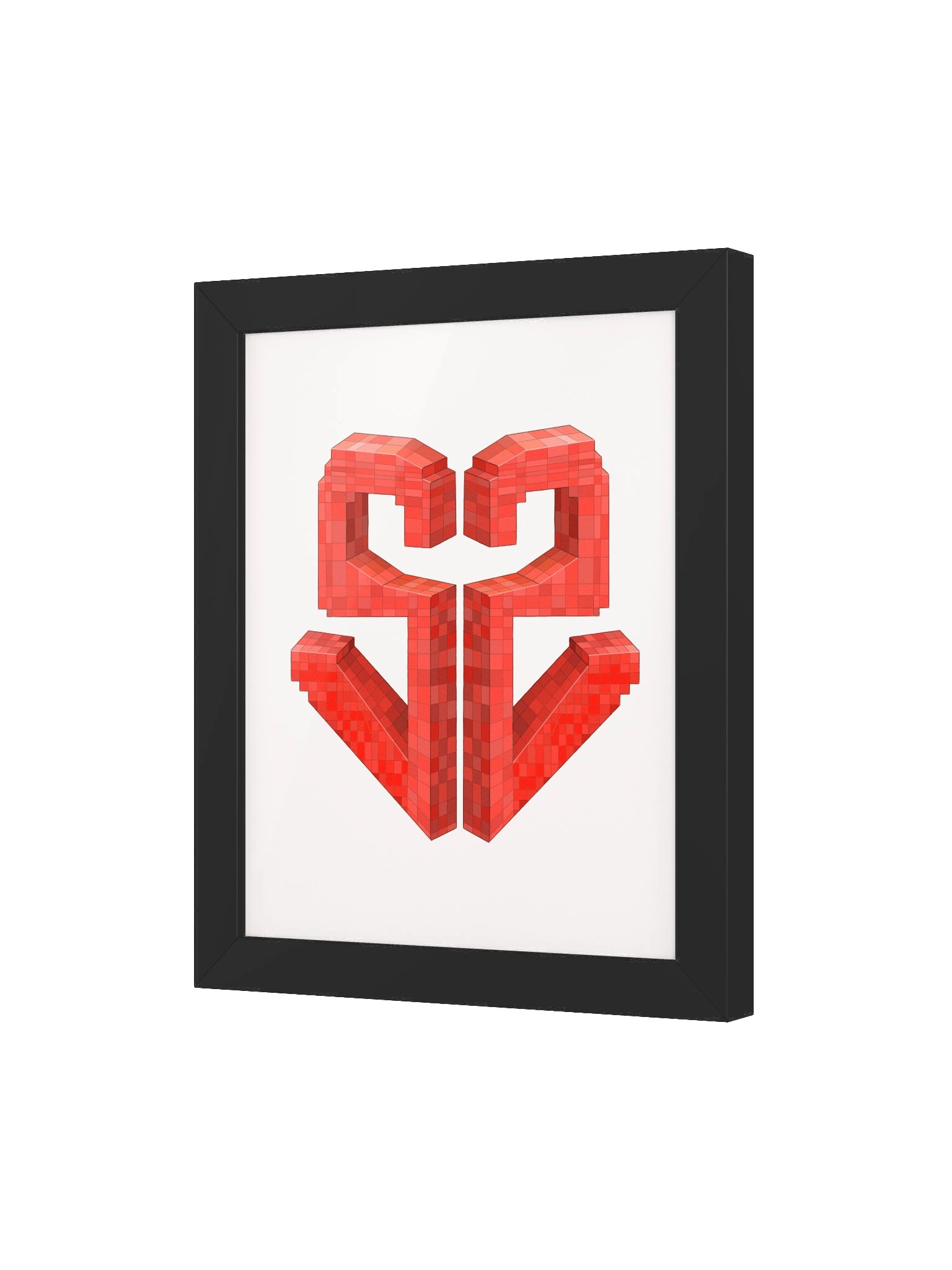 Pixel 3D Framed Poster product image (88)