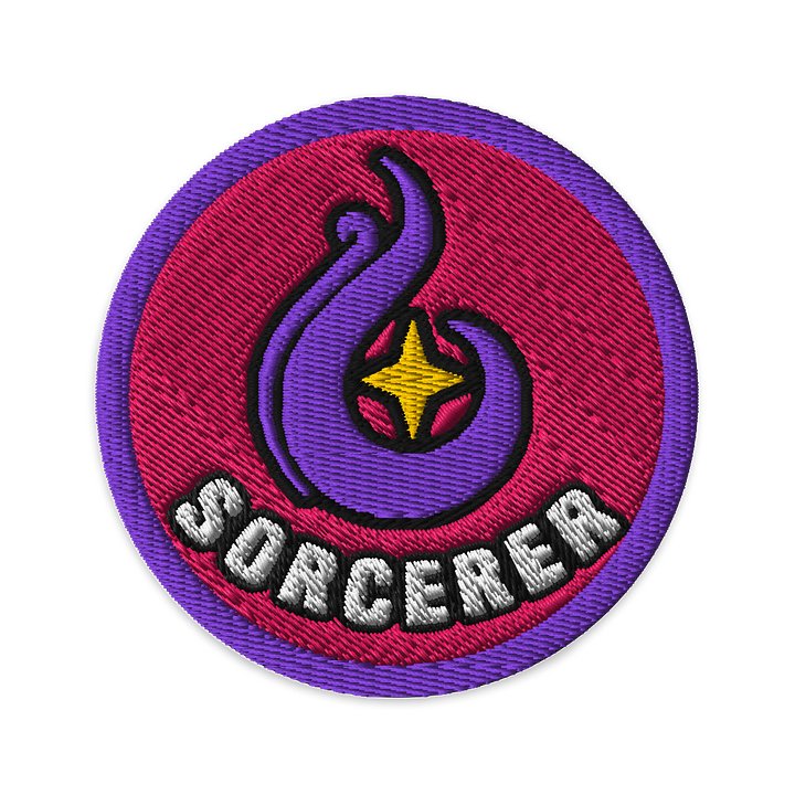 Battle Baubles Sorcerer Class Embroidered Patch product image (1)