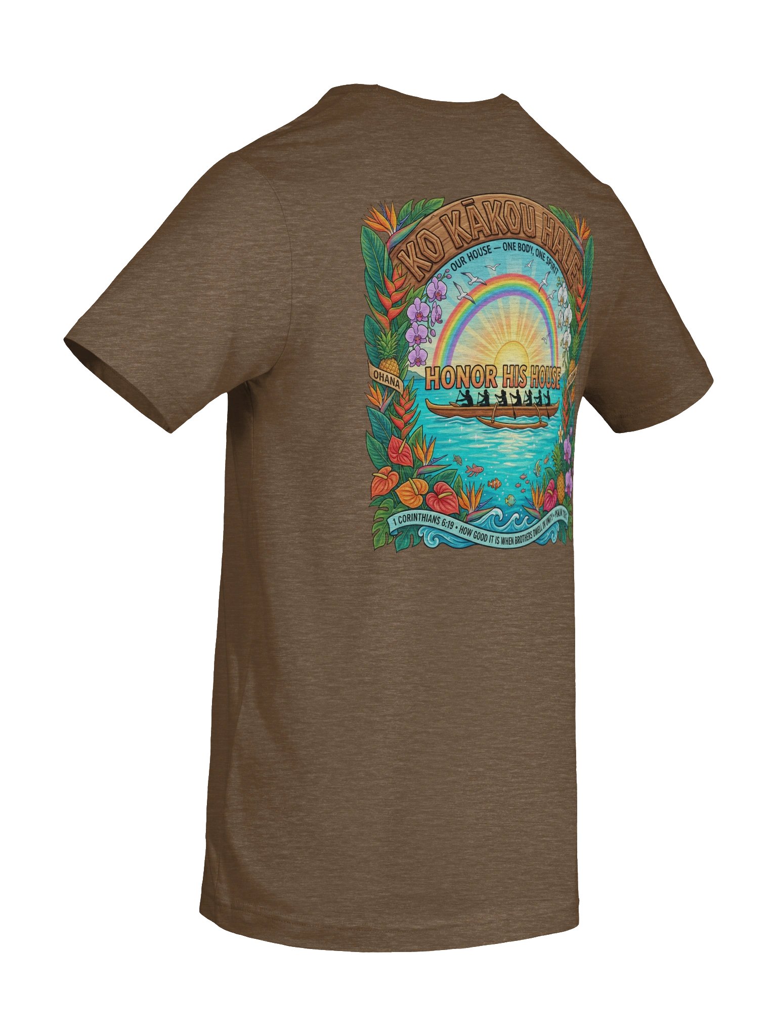 His House Unisex "Ko kākou hale" T-Shirt product image (8)