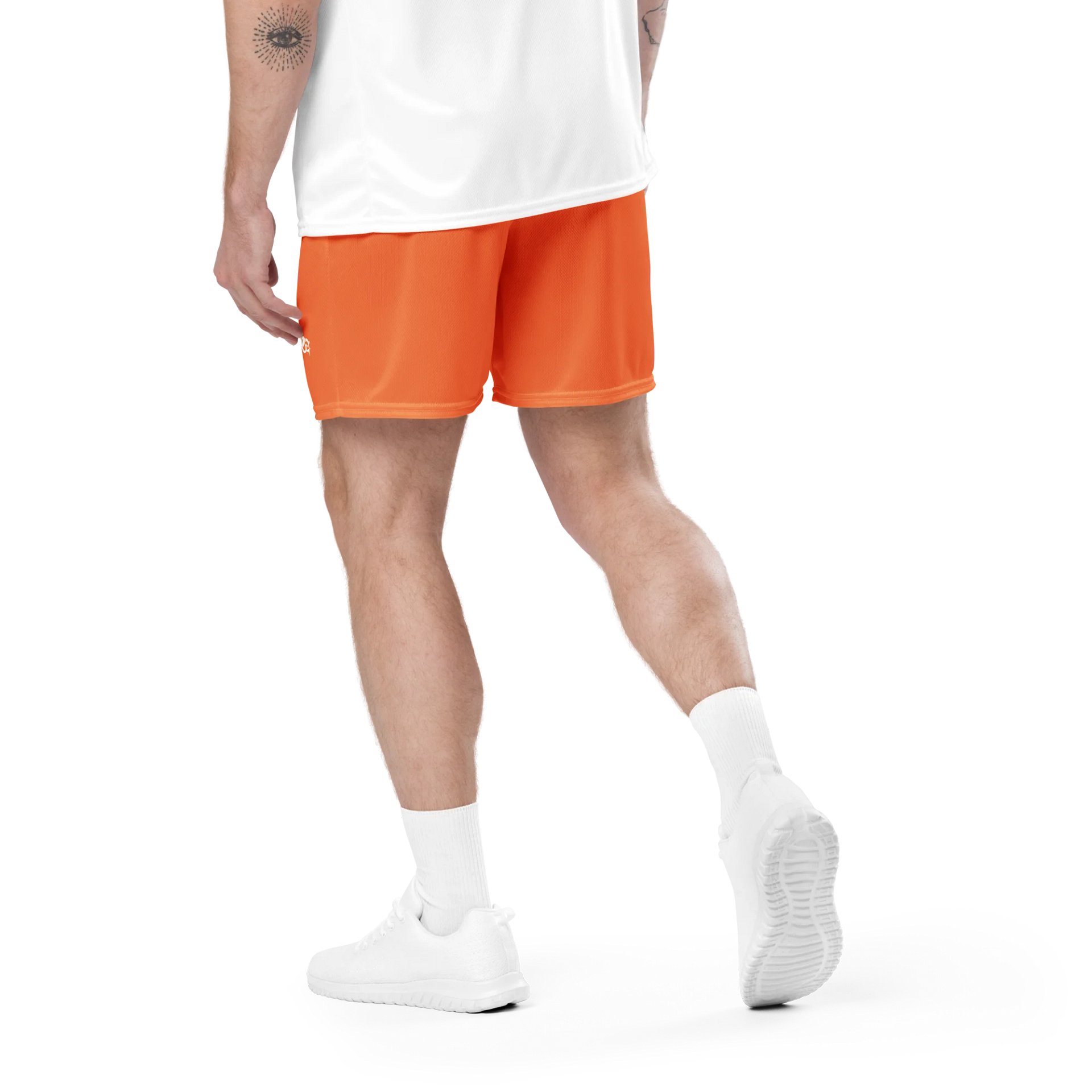 KONNICHIWA - Orange Mesh Shorts (with pockets) product image (5)