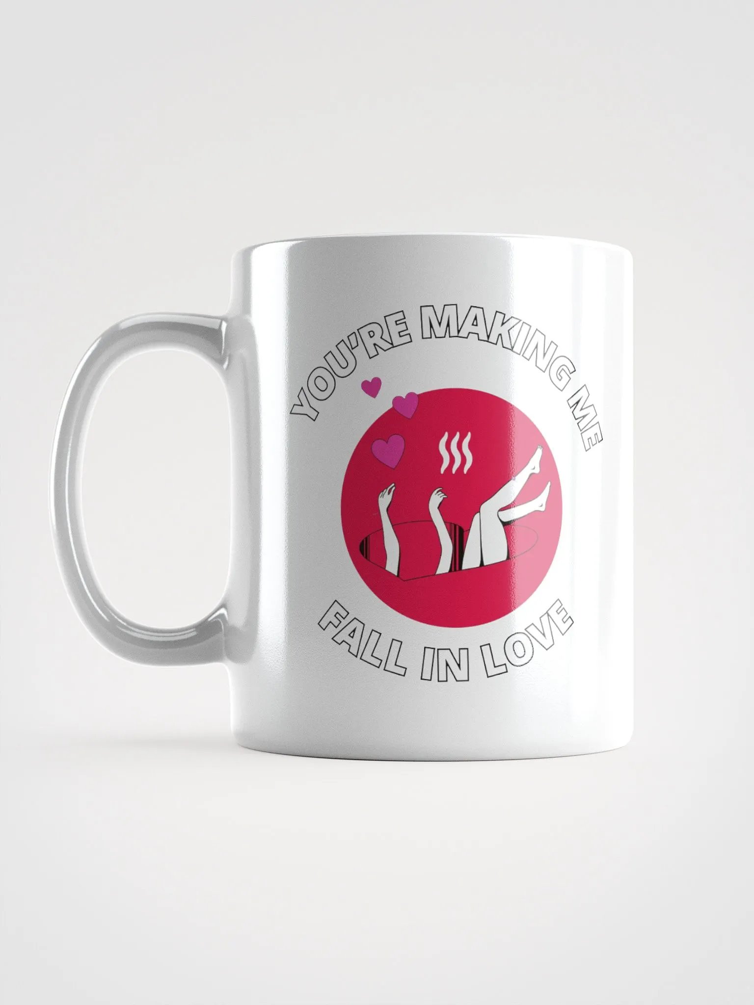 You're Making Me Fall In Love Valentine's White Mug product image (15)