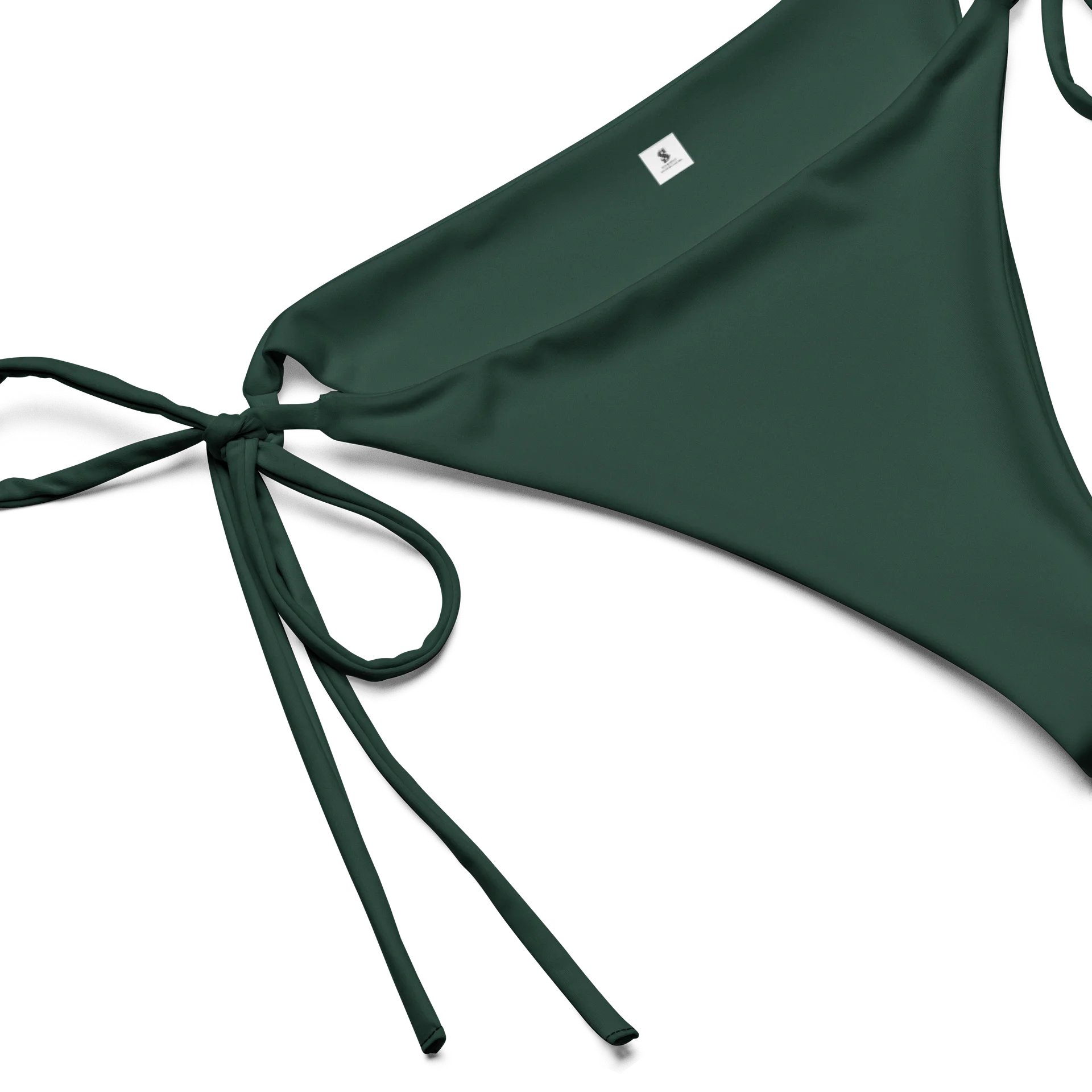 Deep Teal All-Over Print String Bikini Bottom product image (3)