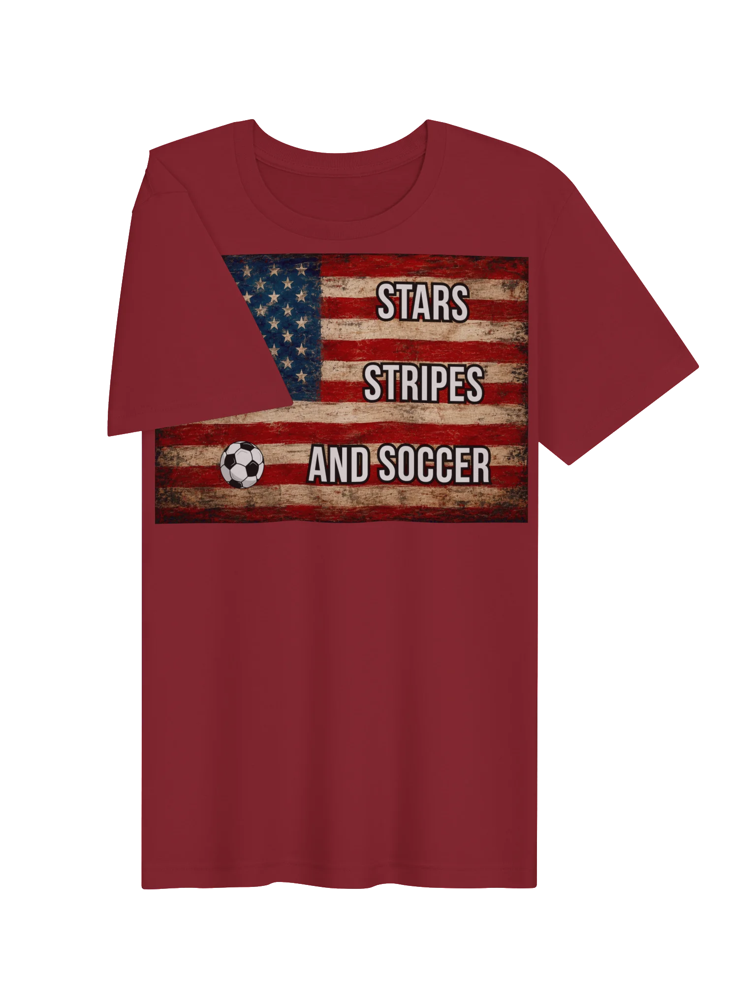 Stars, Stripes & Soccer Shirt | USA Soccer Fan T-Shirt product image (33)