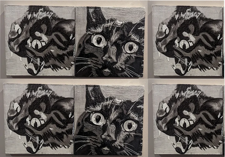 6pc 6x6 Wood Panel - Commission product image (1)