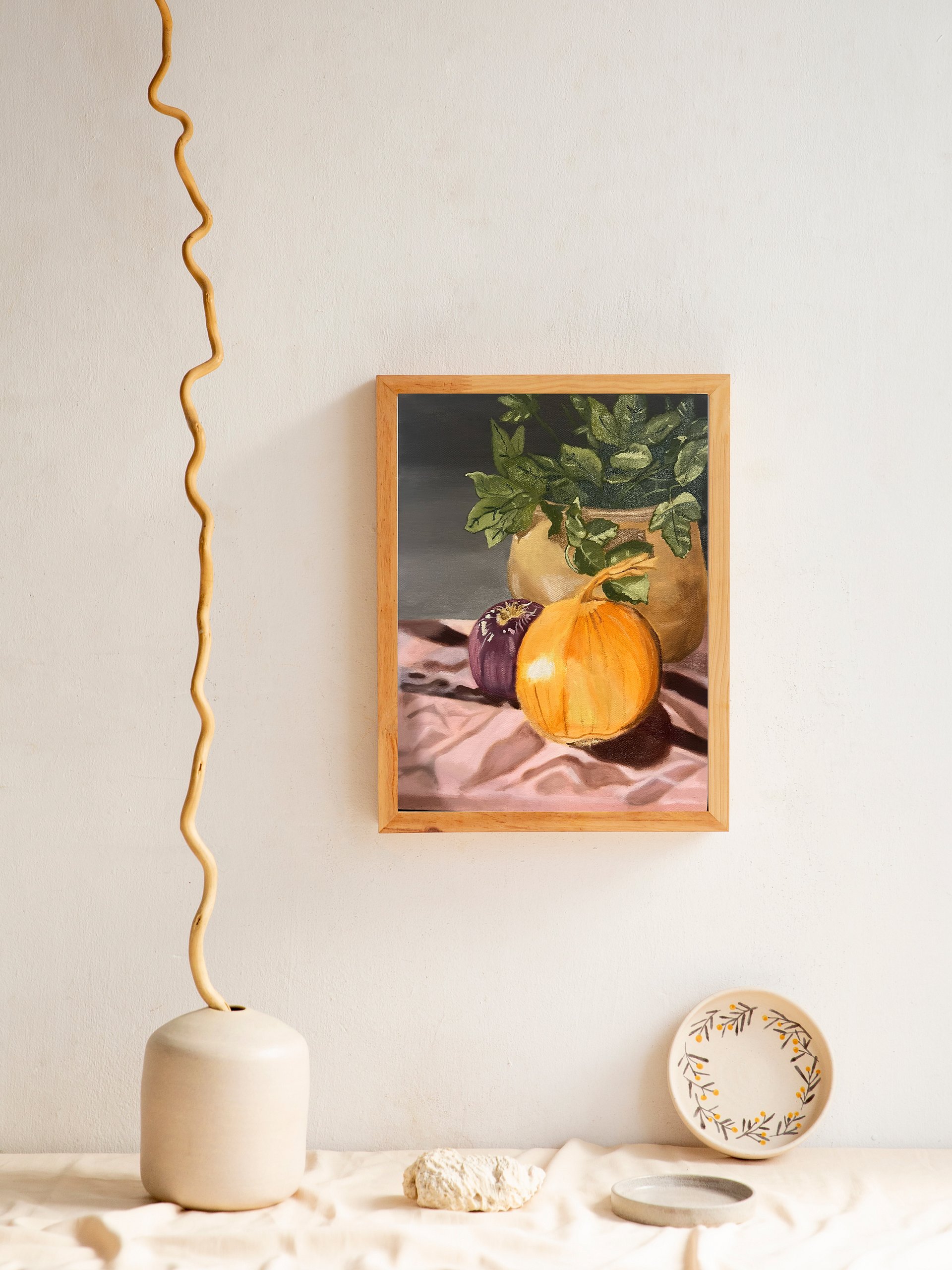 Kitchen Onions Print product image (1)