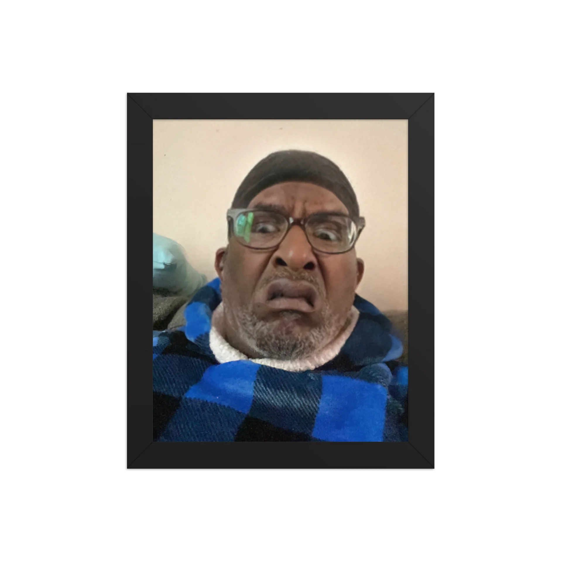Puzzled Portrait Framed Matte Poster product image (1)