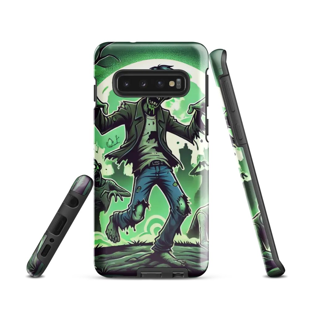 Zombie Apocalypse Samsung Tough Case - Creepy Cartoon Zombie Design product image (1)