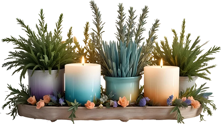 Set of 6 Provence-Inspired Objects, PNG product image (2)