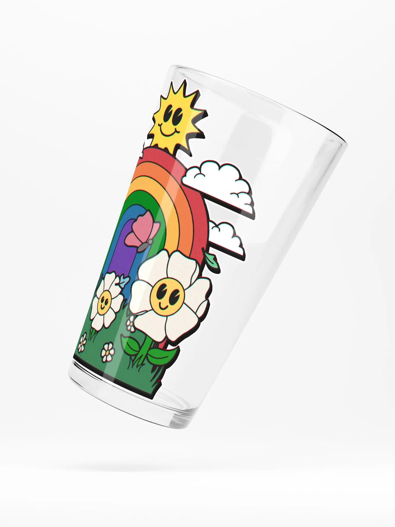 My Rainbow is Queer AF Glass product image (5)