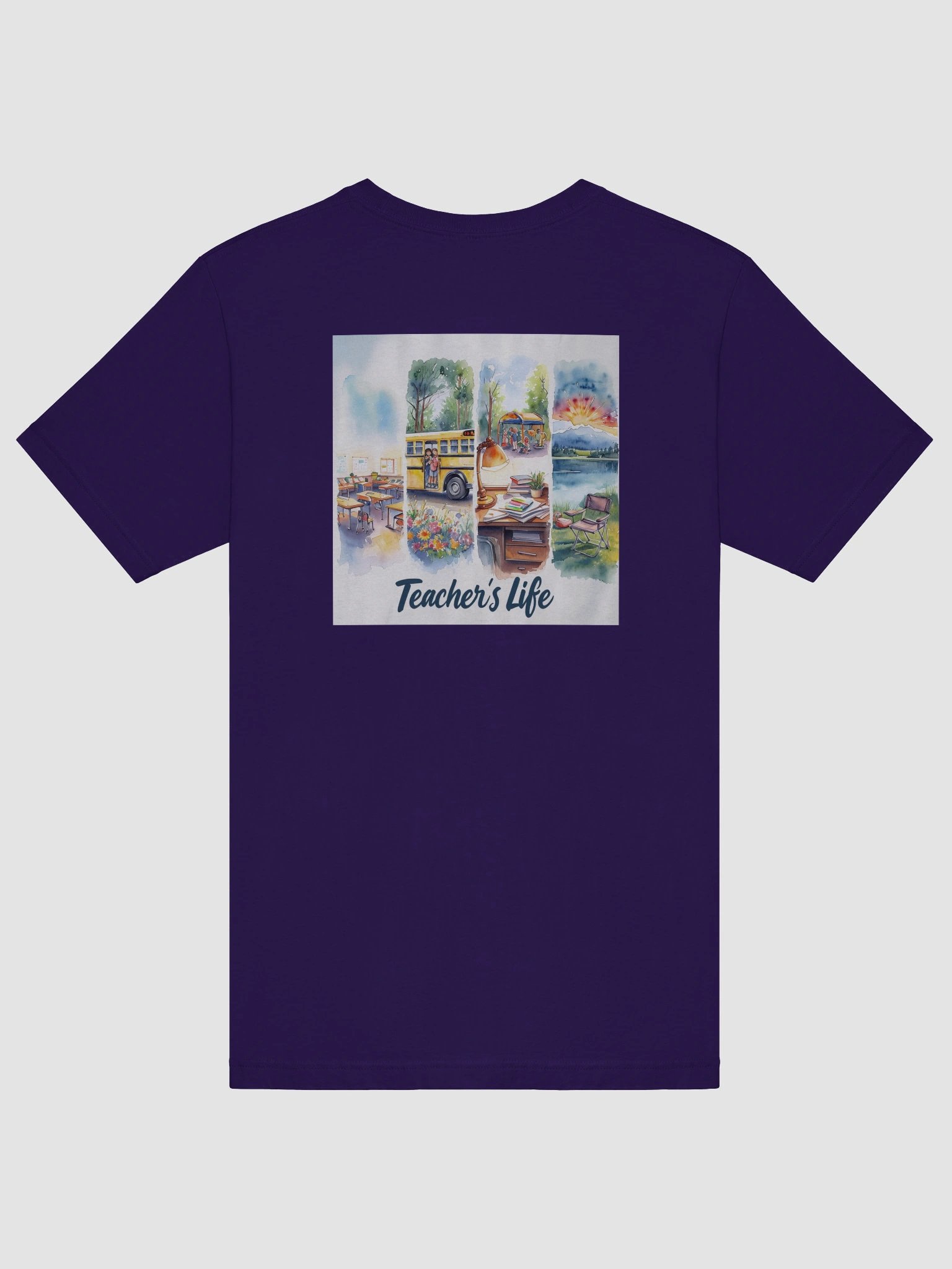 Teacher's Life Apple Pocket Tee product image (6)
