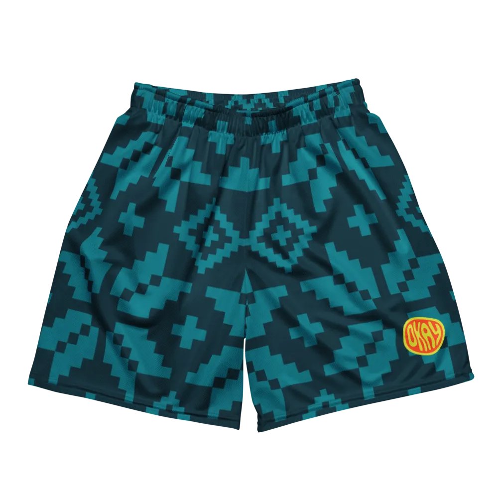 All-Over Print Recycled Unisex Mesh Shorts product image (3)