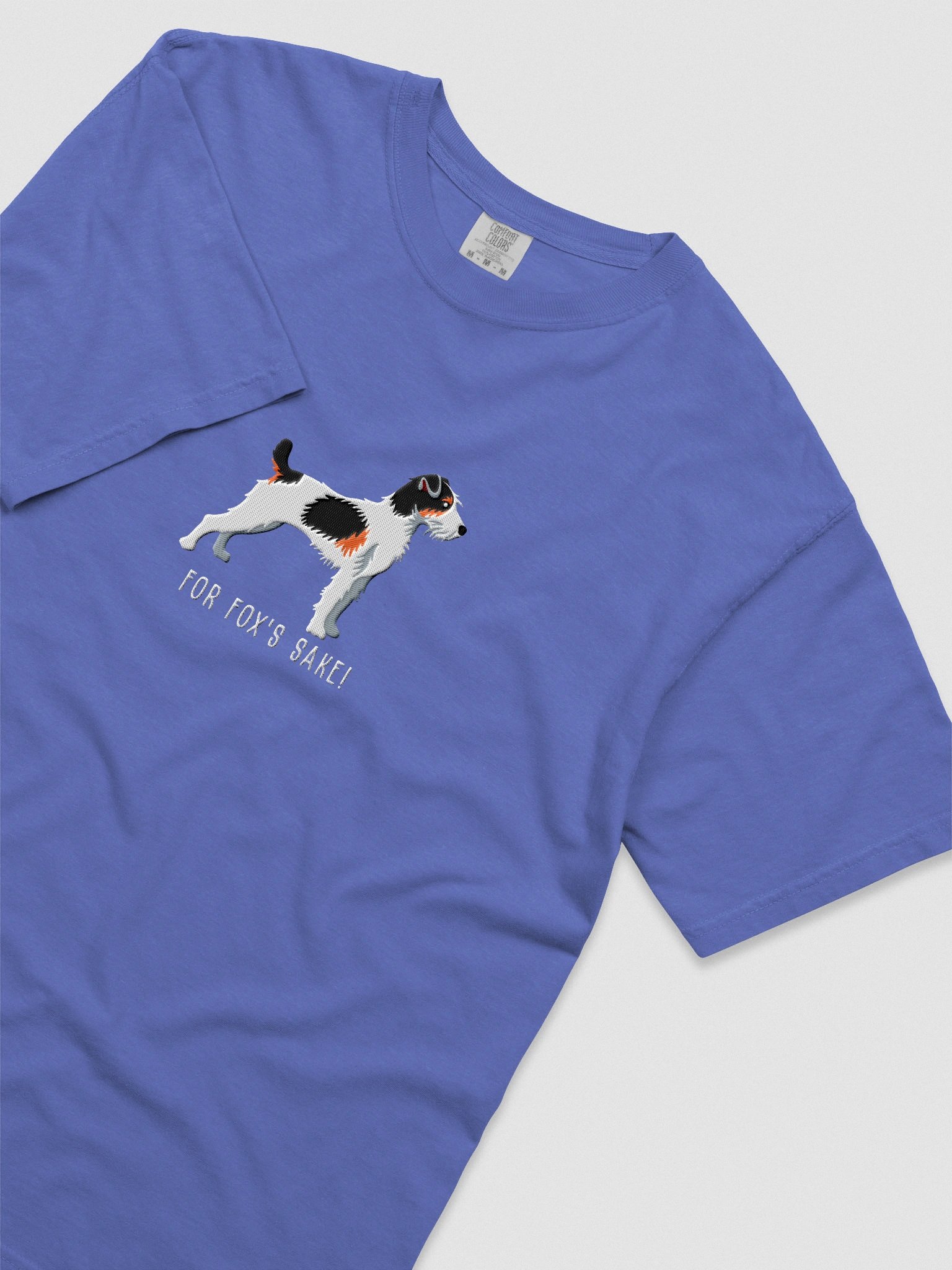For Fox's Sake! T-Shirt(Embroidered) of a Parson Russell Terrier(Tricolor) product image (8)