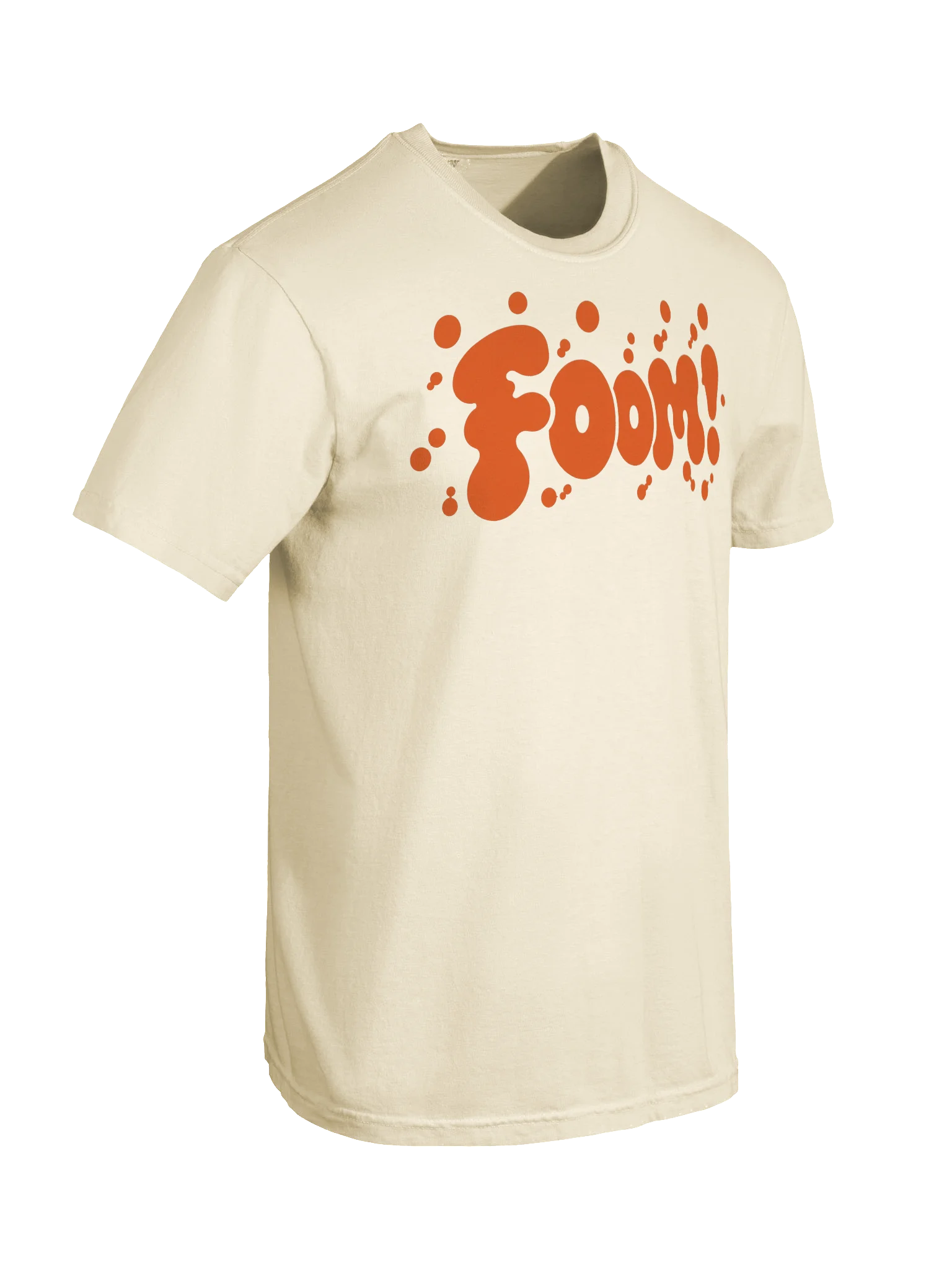 Foom Orange Bubble Wordmark Tee product image (6)