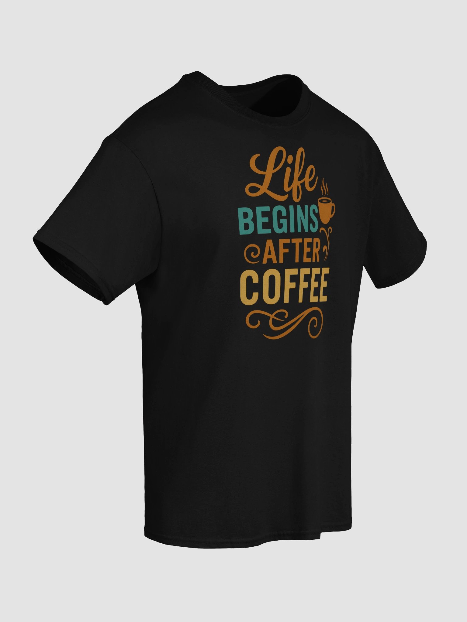 Life Doesn't Start Until Caffeine Hits – Coffee Lover’s Retro Tee product image (79)