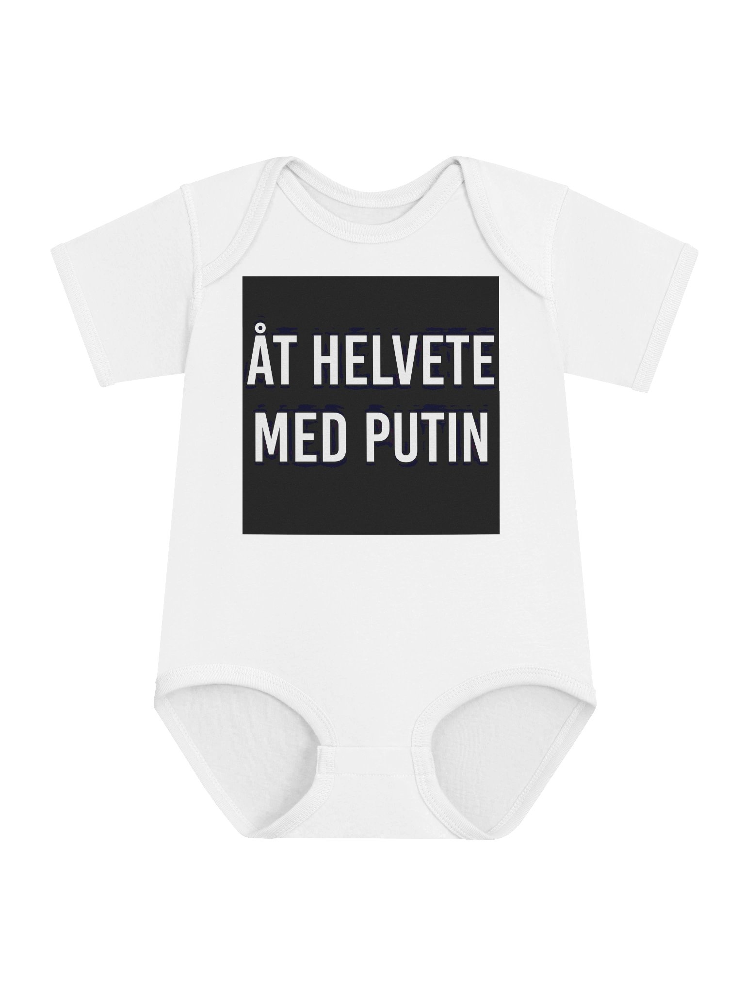 Åt helvete med Putin - Svart bakgrund (Babybody) product image (2)