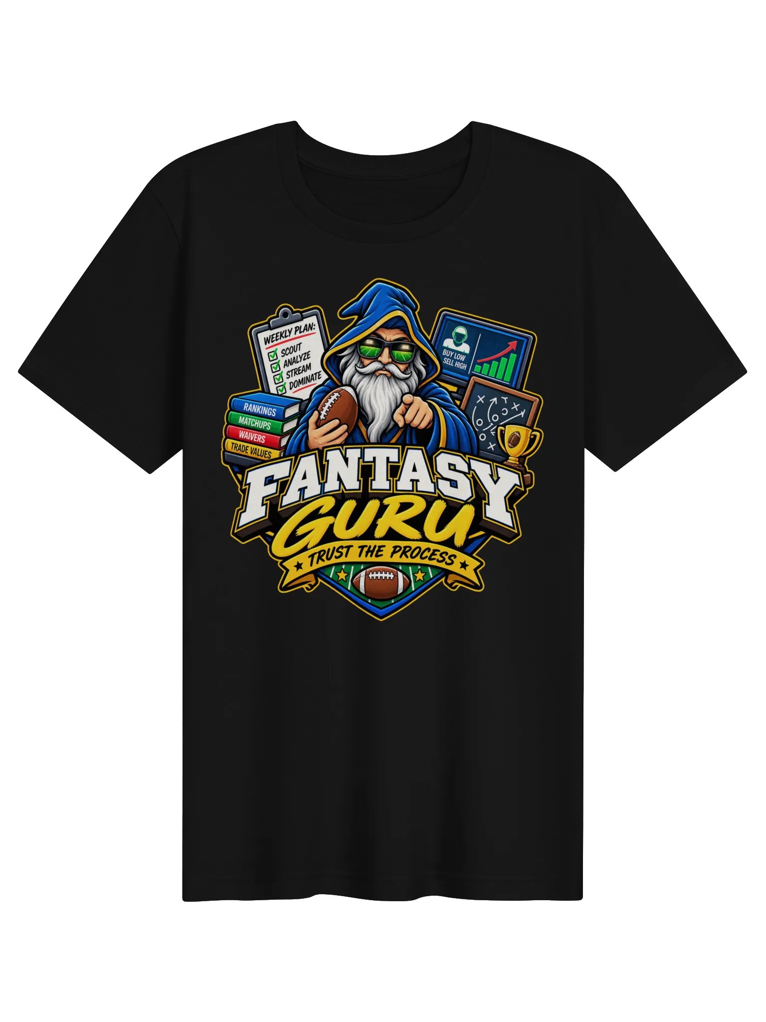 Fantasy Guru Trust The Process Tee product image (1)