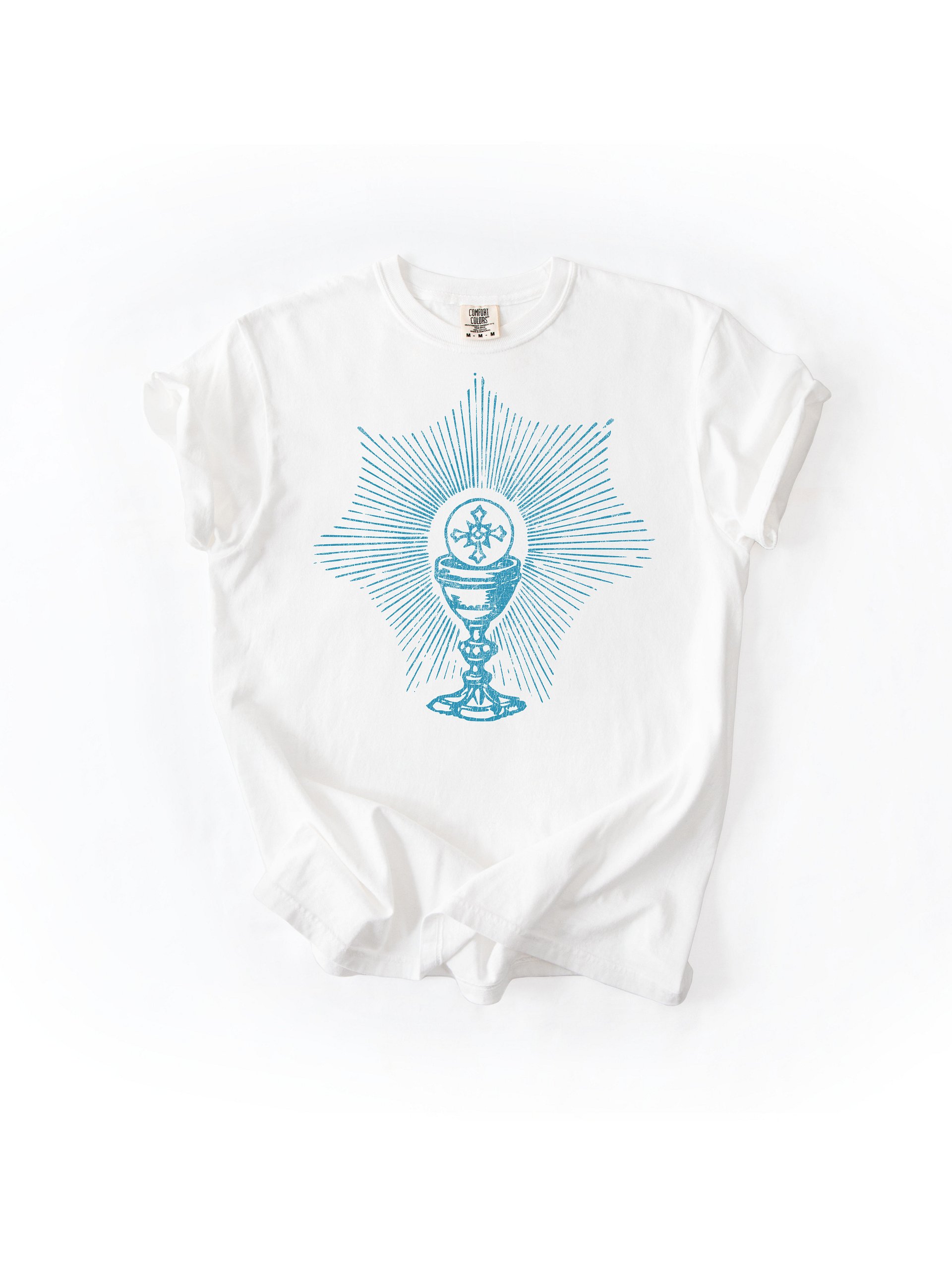Eucharist Engraving - Comfort Colors T-Shirt product image (1)