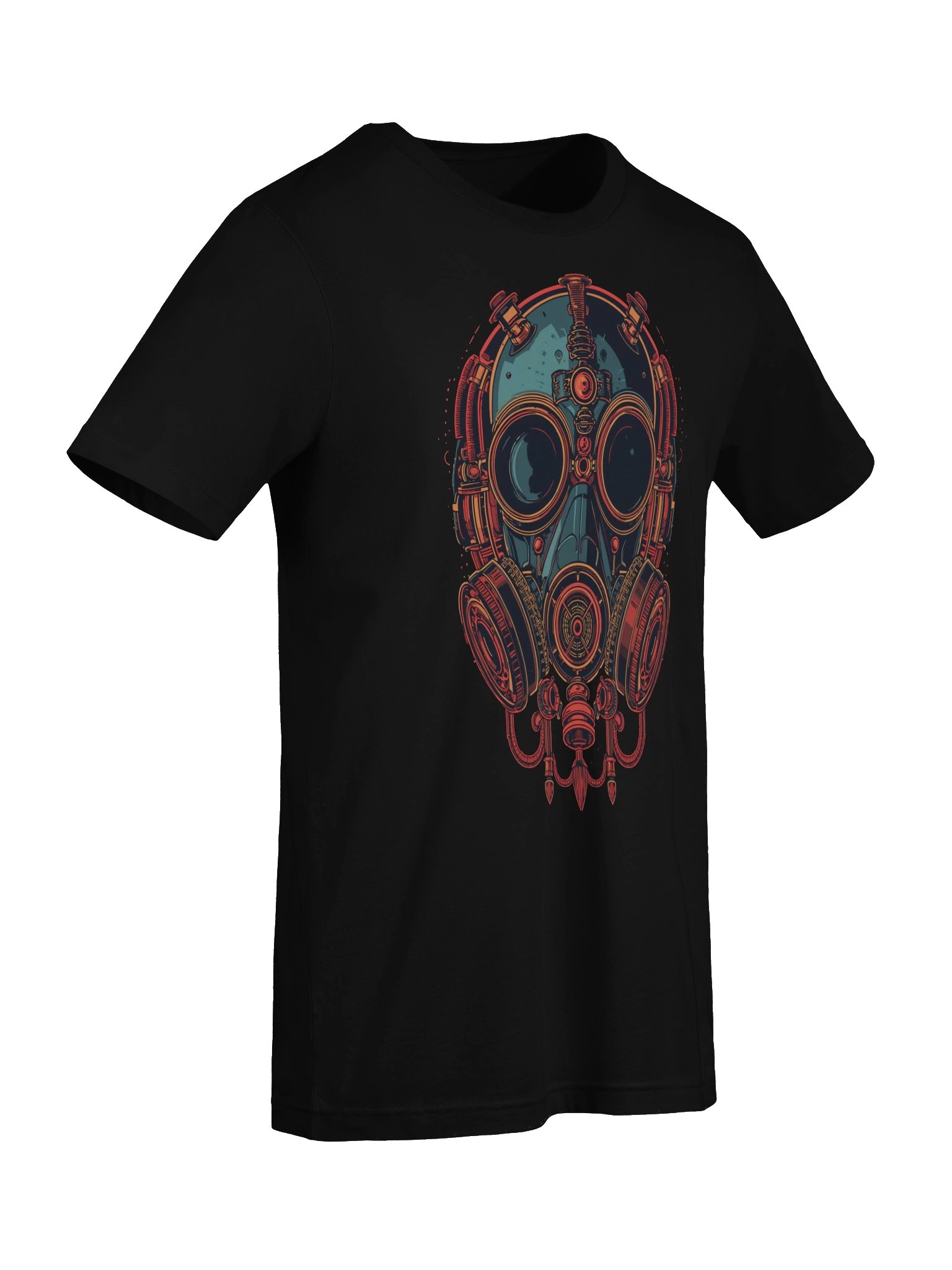 Cyberpunk Gas Mask Lightweight T-Shirt product image (2)