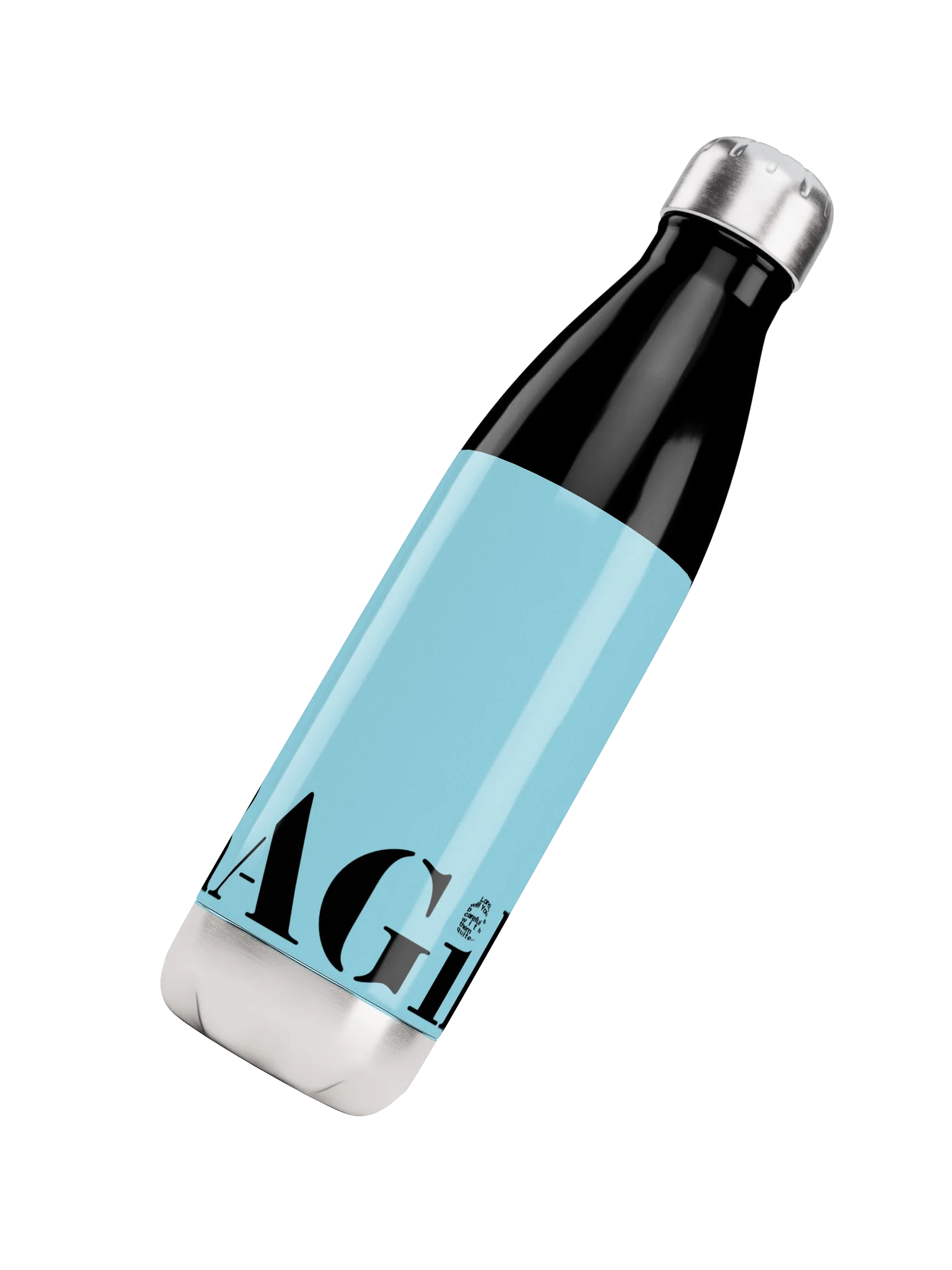 FRAGiLE Ice Blue Stainless Steel Water Bottle product image (4)