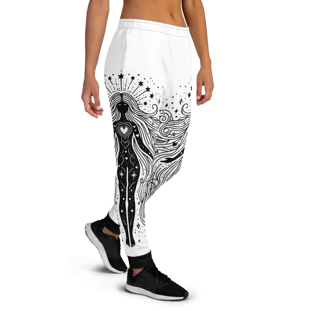 Goddess Joggers White product image (6)